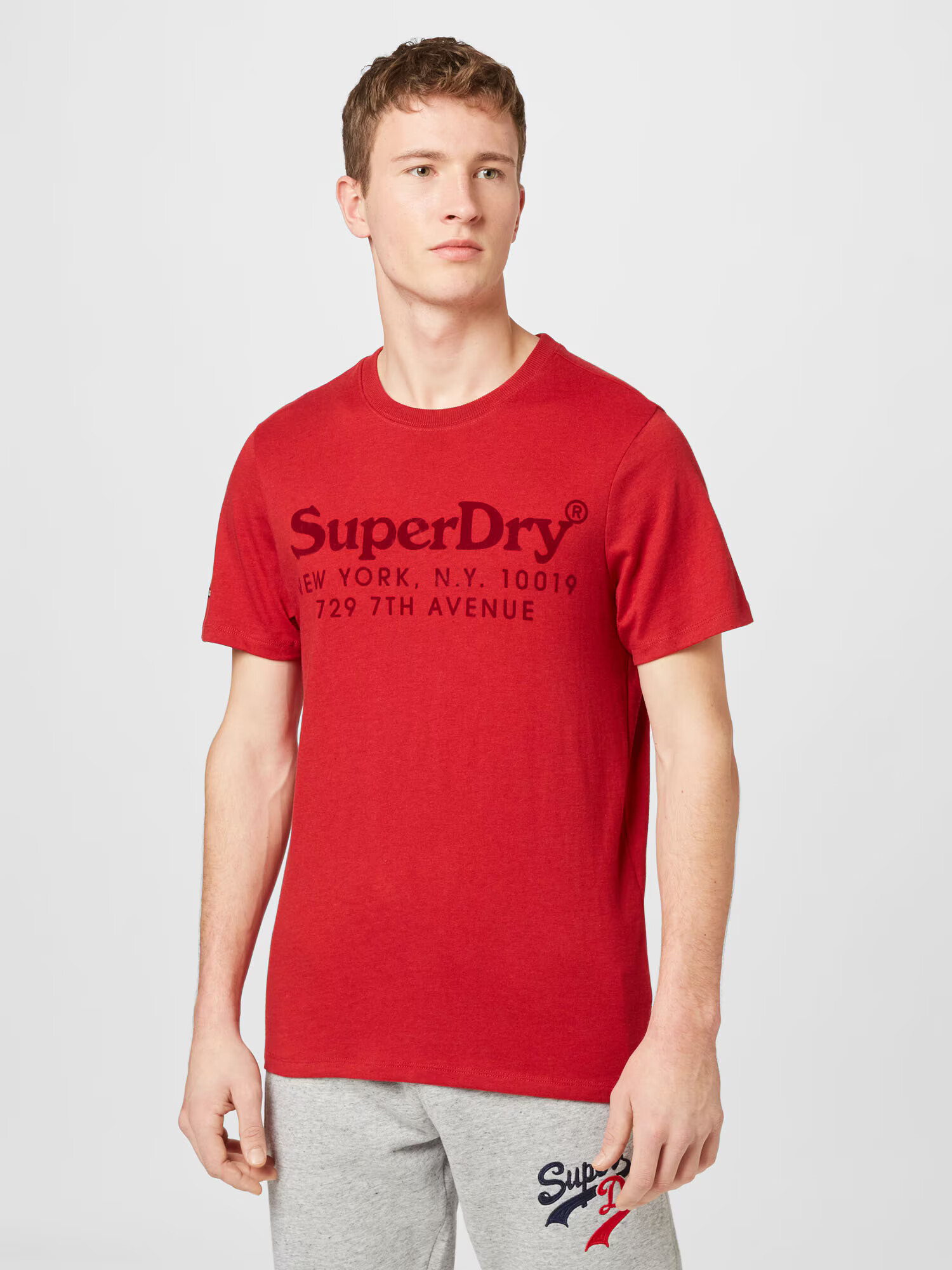 Superdry Majica grenada / temno rdeča - Pepit.si