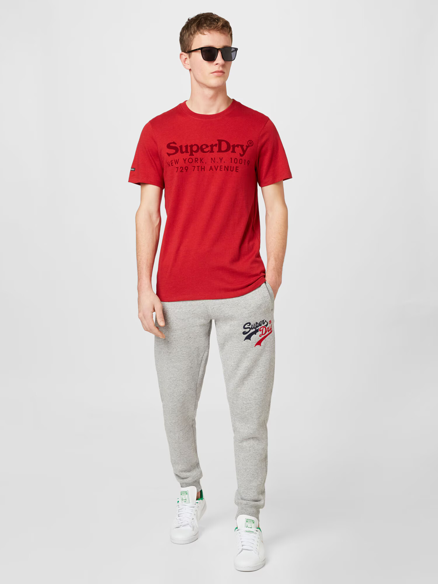 Superdry Majica grenada / temno rdeča - Pepit.si