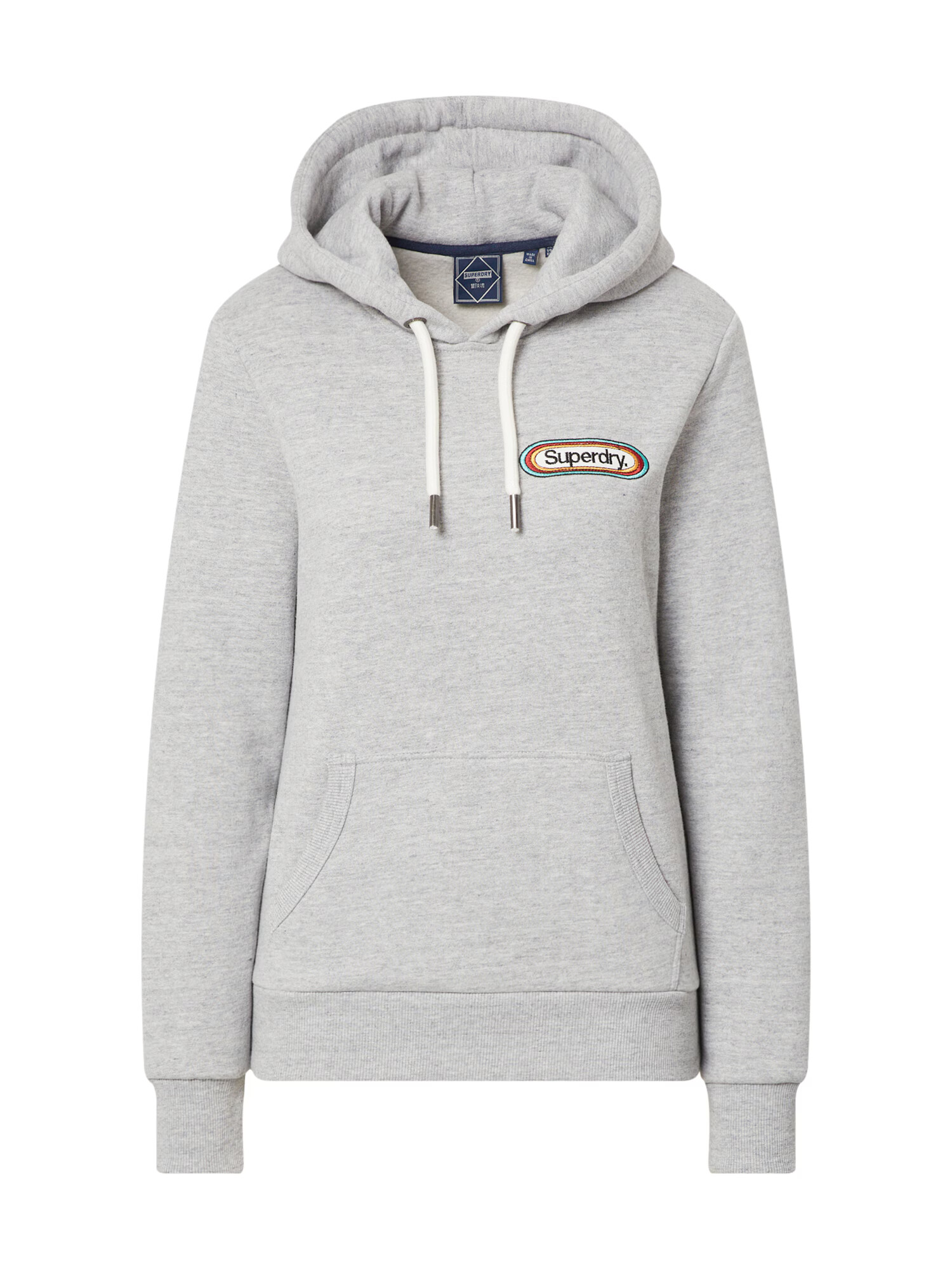 Superdry Majica rumena / pegasto siva / temno oranžna / bela - Pepit.si