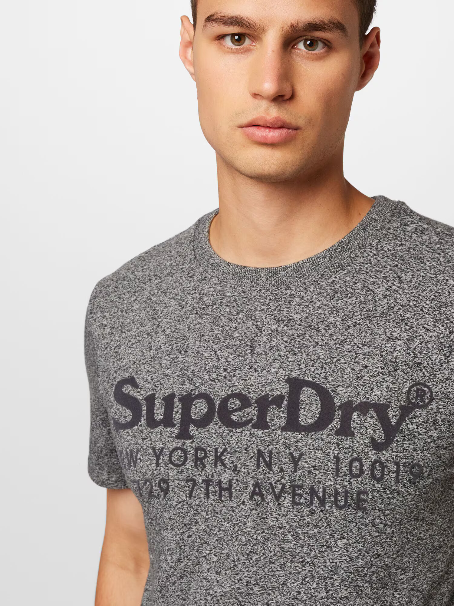 Superdry Majica siva / črna - Pepit.si