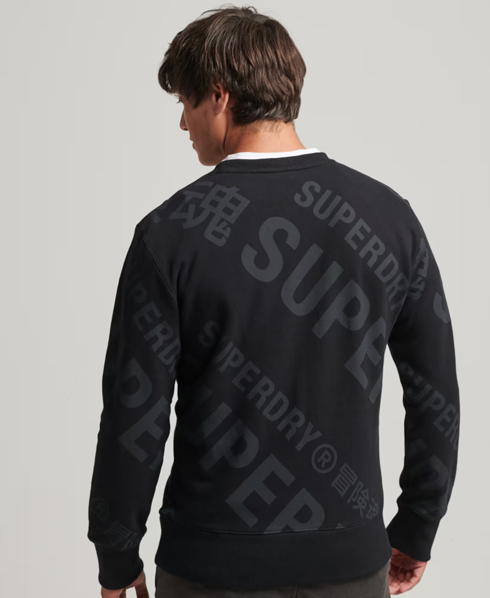 Superdry Majica siva / črna - Pepit.si