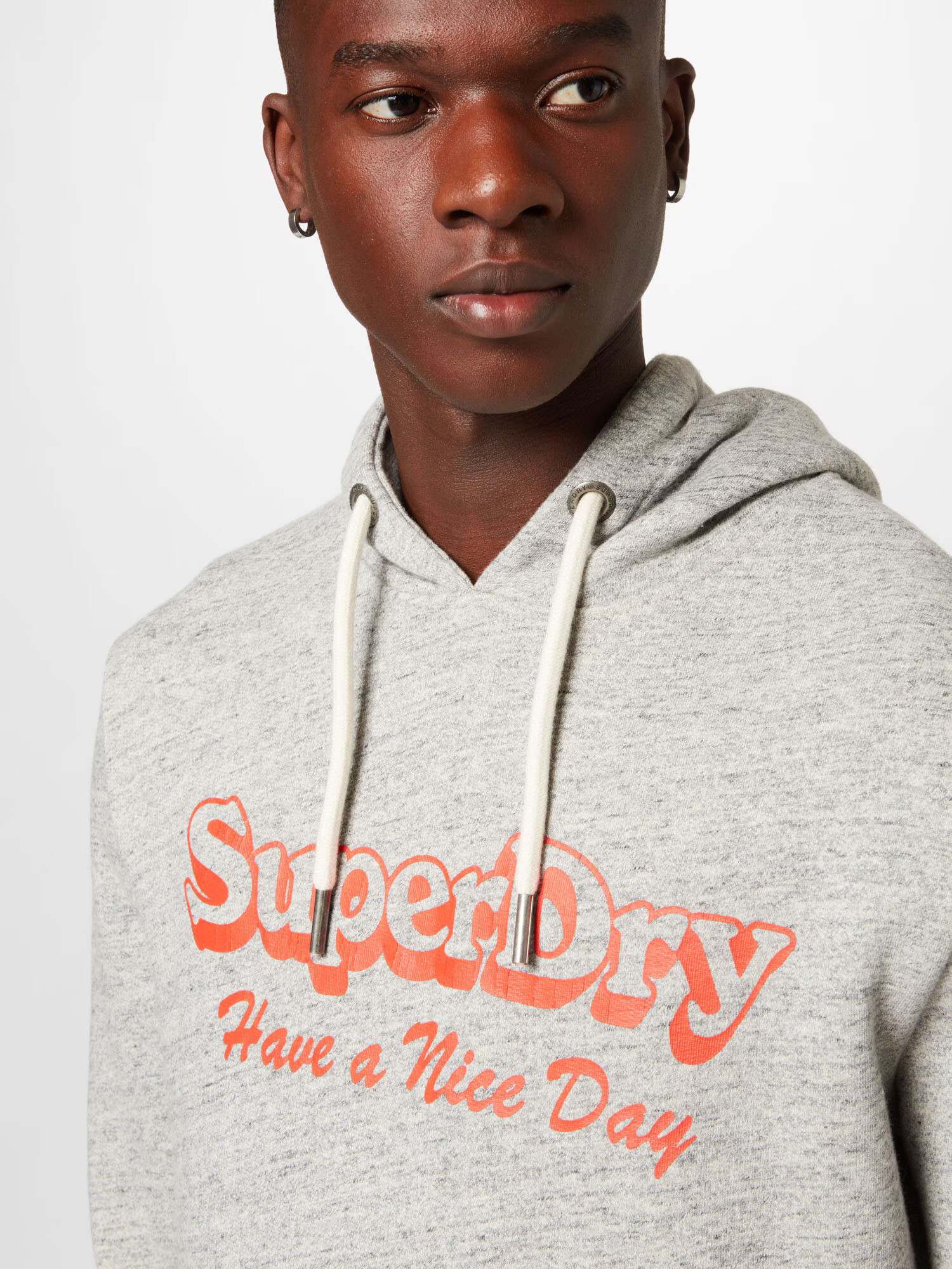 Superdry Majica siva / oranžna - Pepit.si