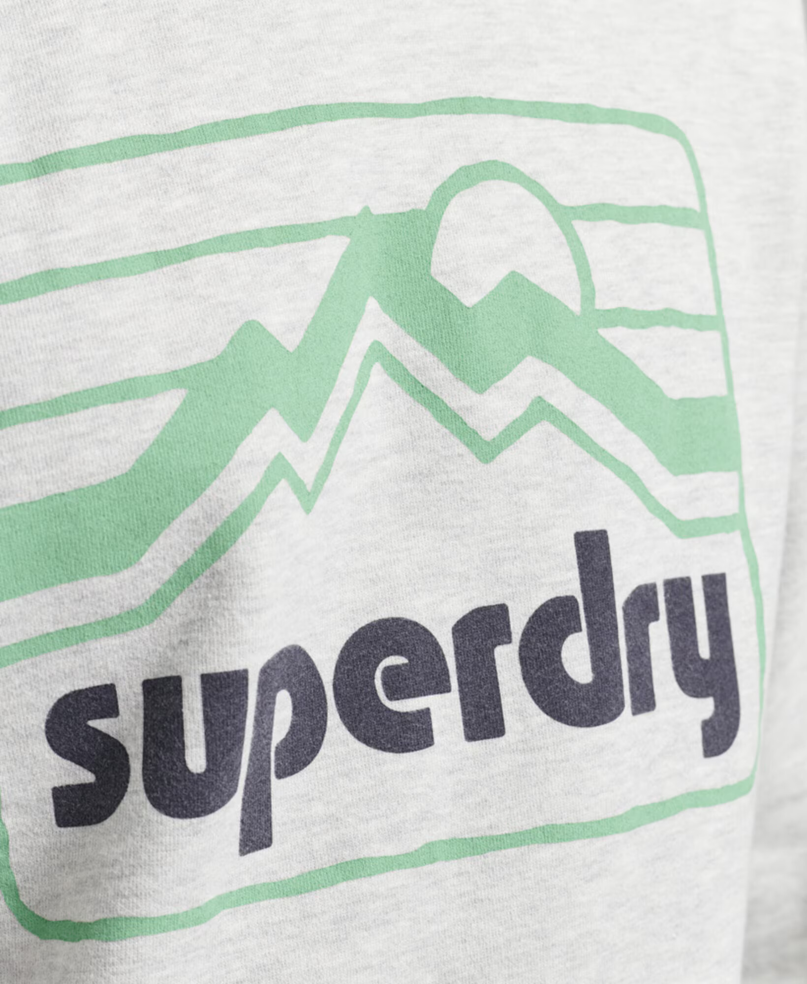 Superdry Majica siva / zelena / črna - Pepit.si