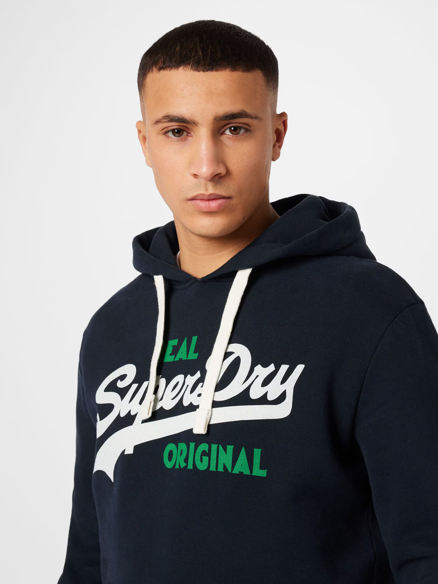 Superdry Majica 'Soda Pop' marine / zelena / bela - Pepit.si