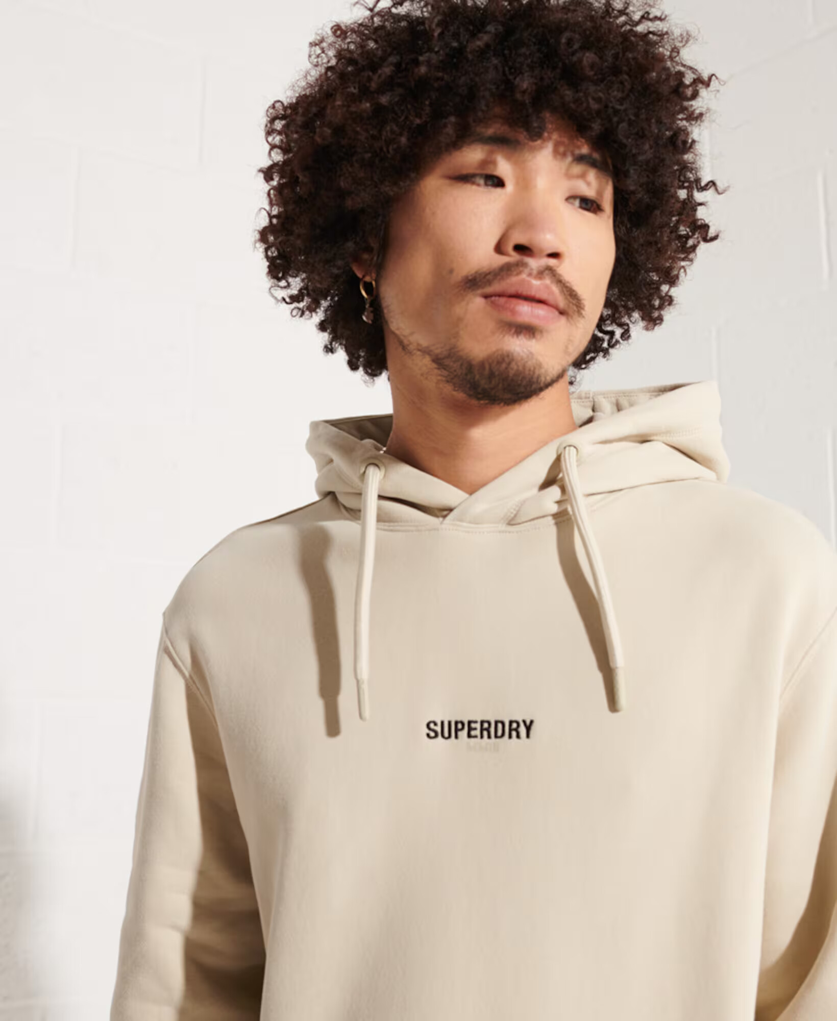 Superdry Majica svetlo bež - Pepit.si