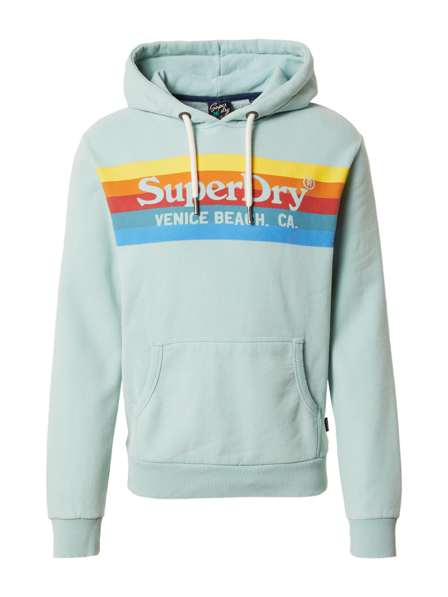 Superdry Majica svetlo modra / rumena / meta / rdeča - Pepit.si