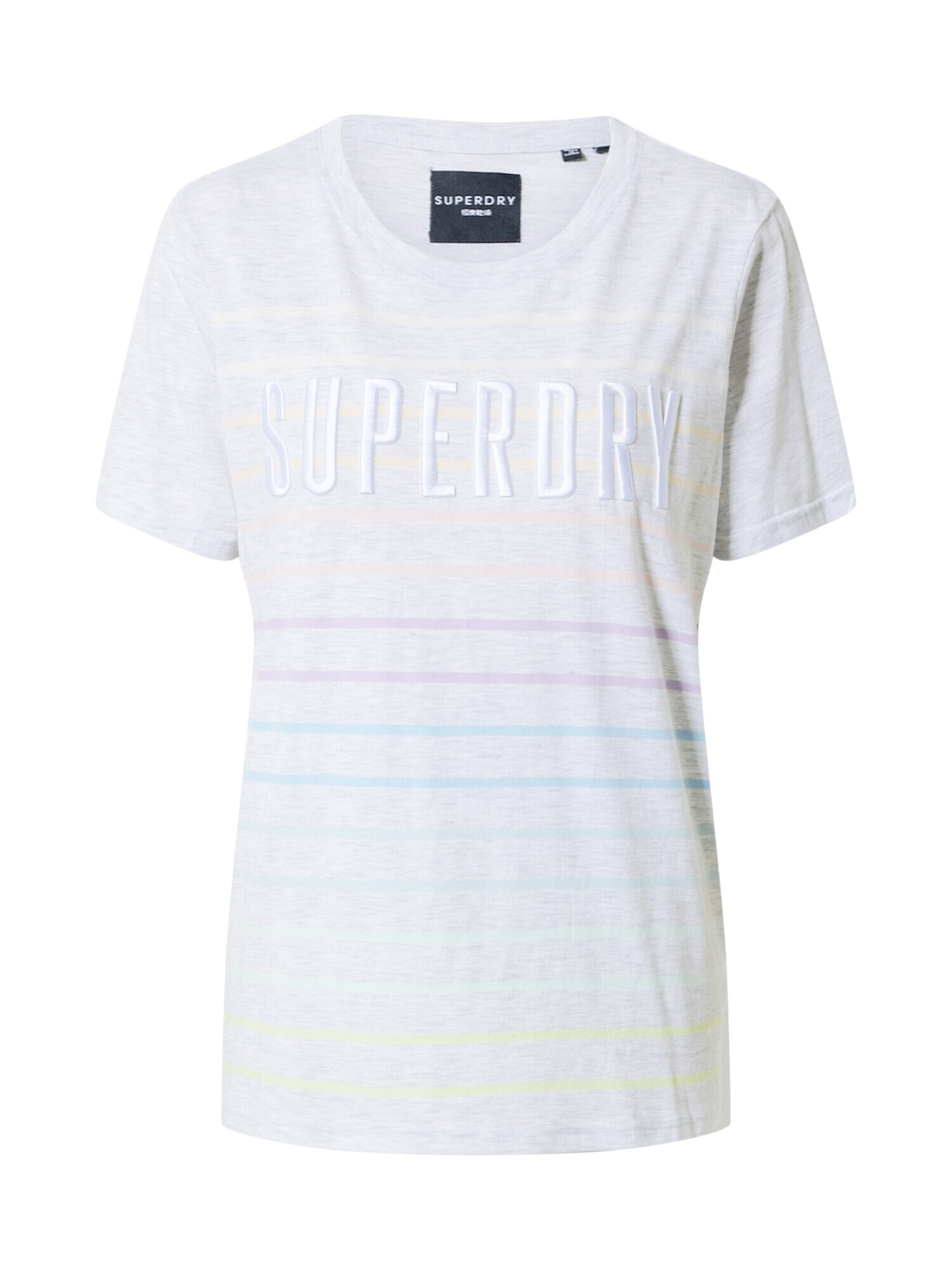 Superdry Majica svetlo siva / mešane barve - Pepit.si