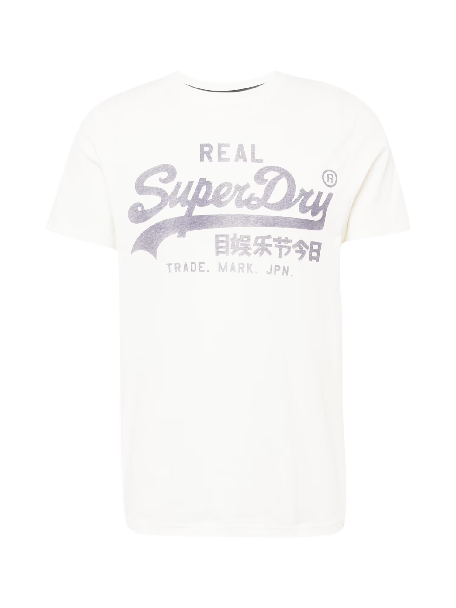 Superdry Majica temno liila / bela - Pepit.si