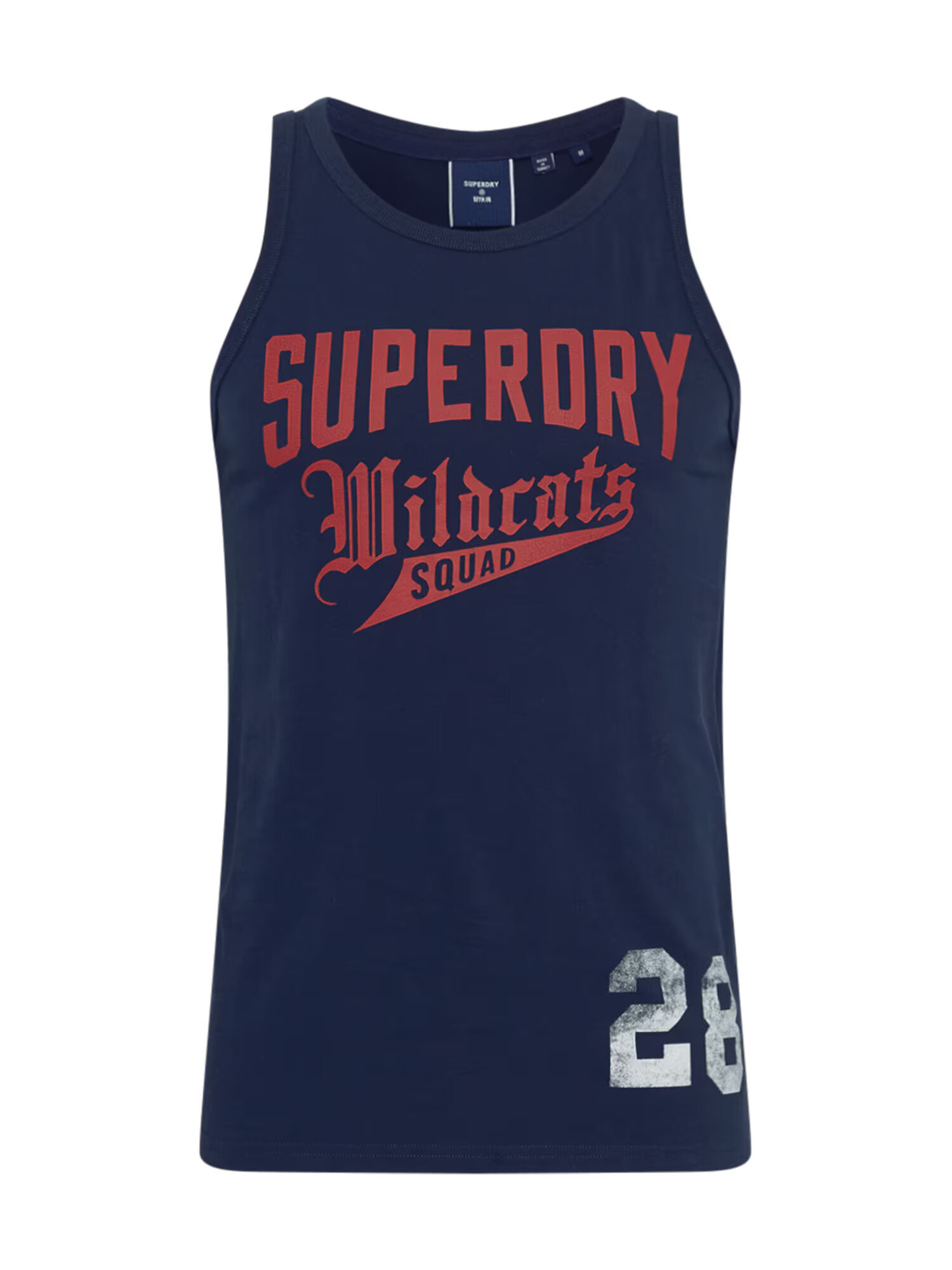 Superdry Majica temno modra / rdeča / bela - Pepit.si