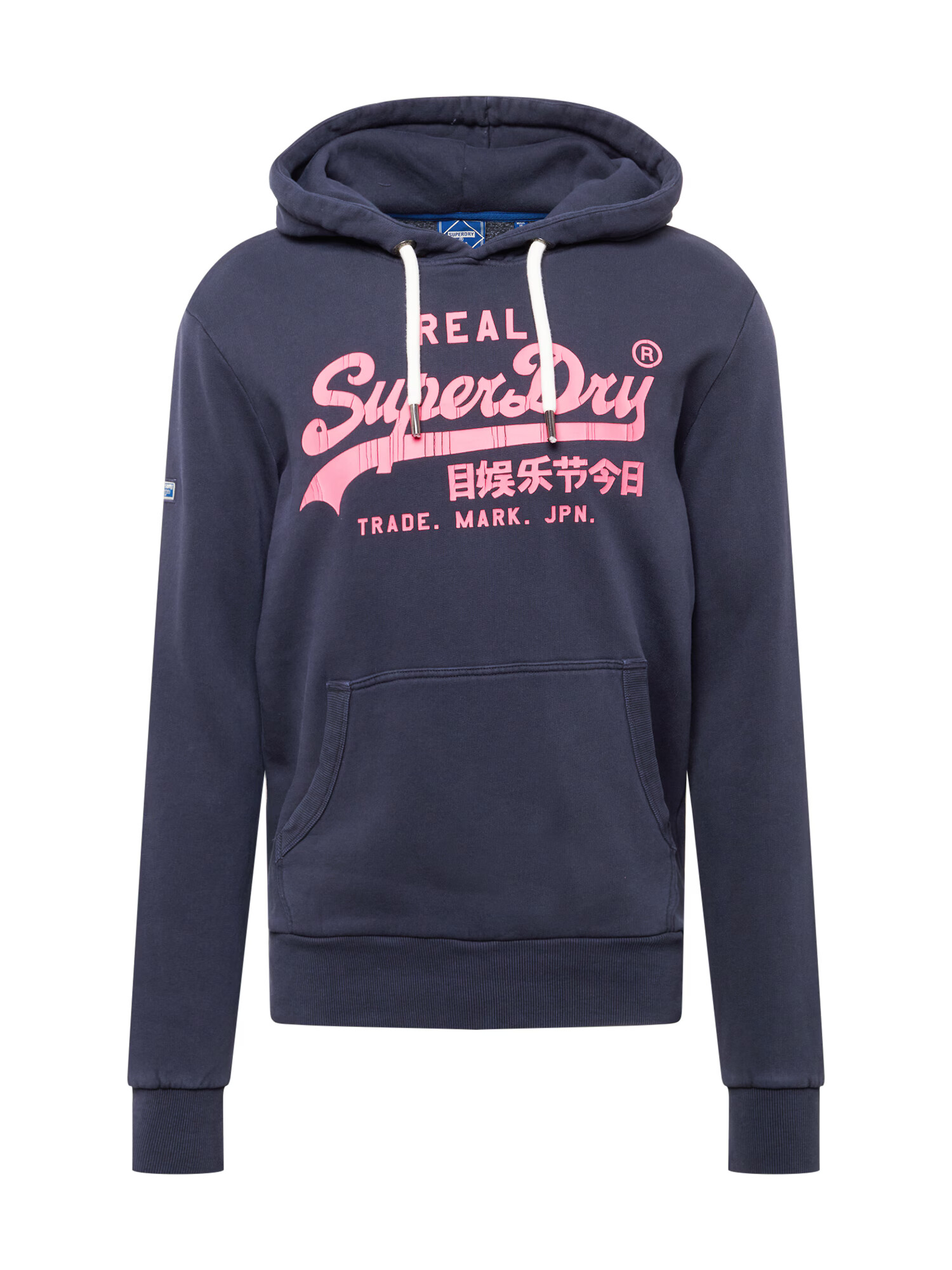 Superdry Majica temno modra / roza - Pepit.si