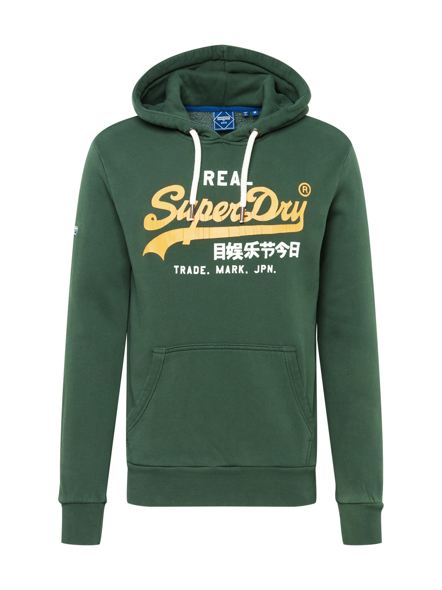 Superdry Majica temno zelena / bela / svetlo oranžna - Pepit.si