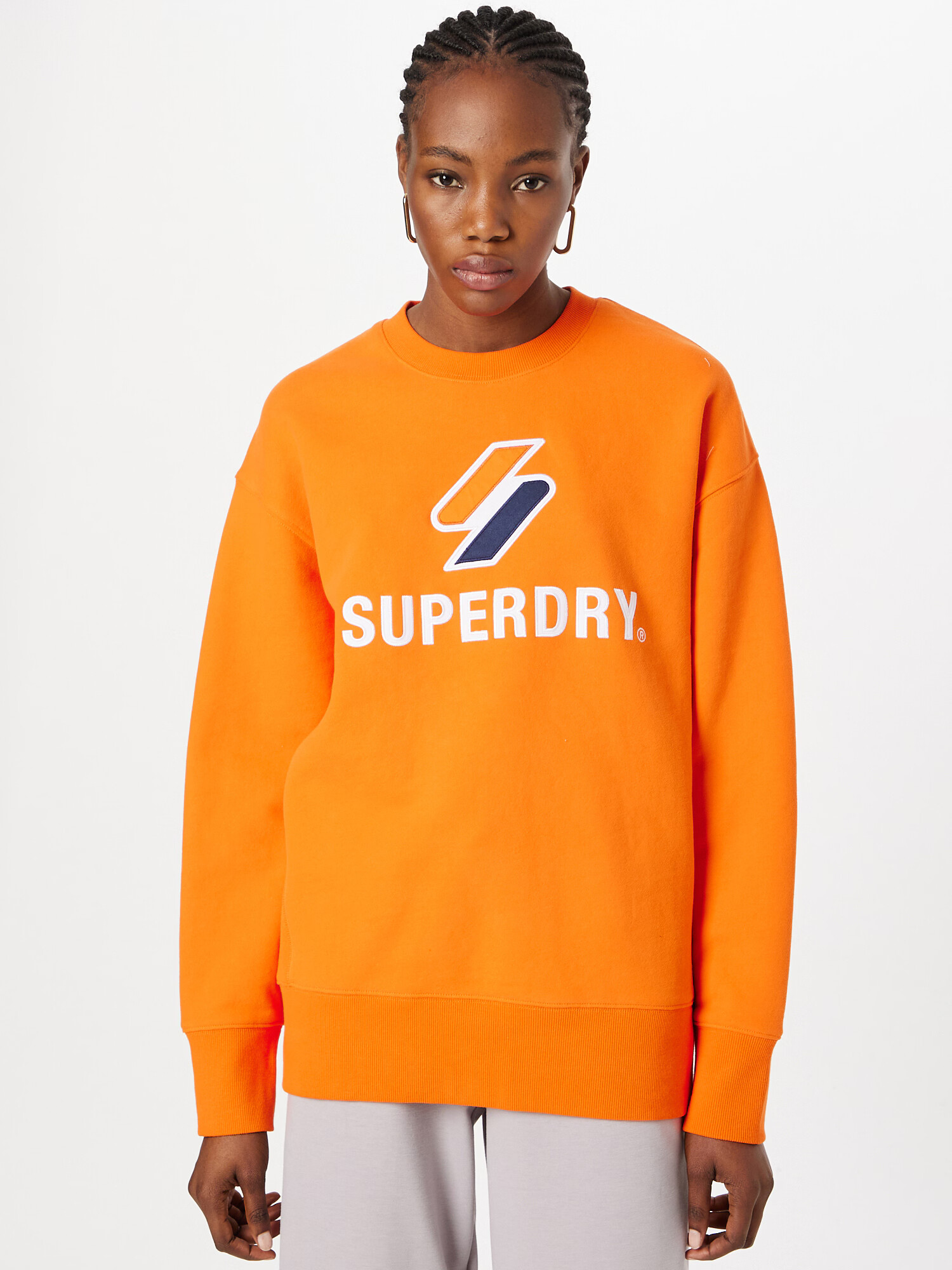 Superdry Majica temno zelena / oranžna / bela - Pepit.si