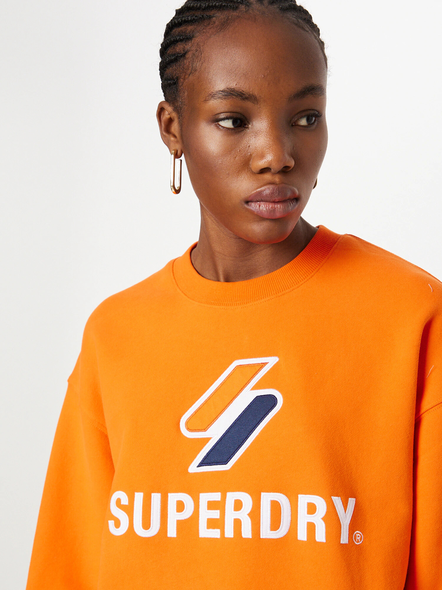 Superdry Majica temno zelena / oranžna / bela - Pepit.si