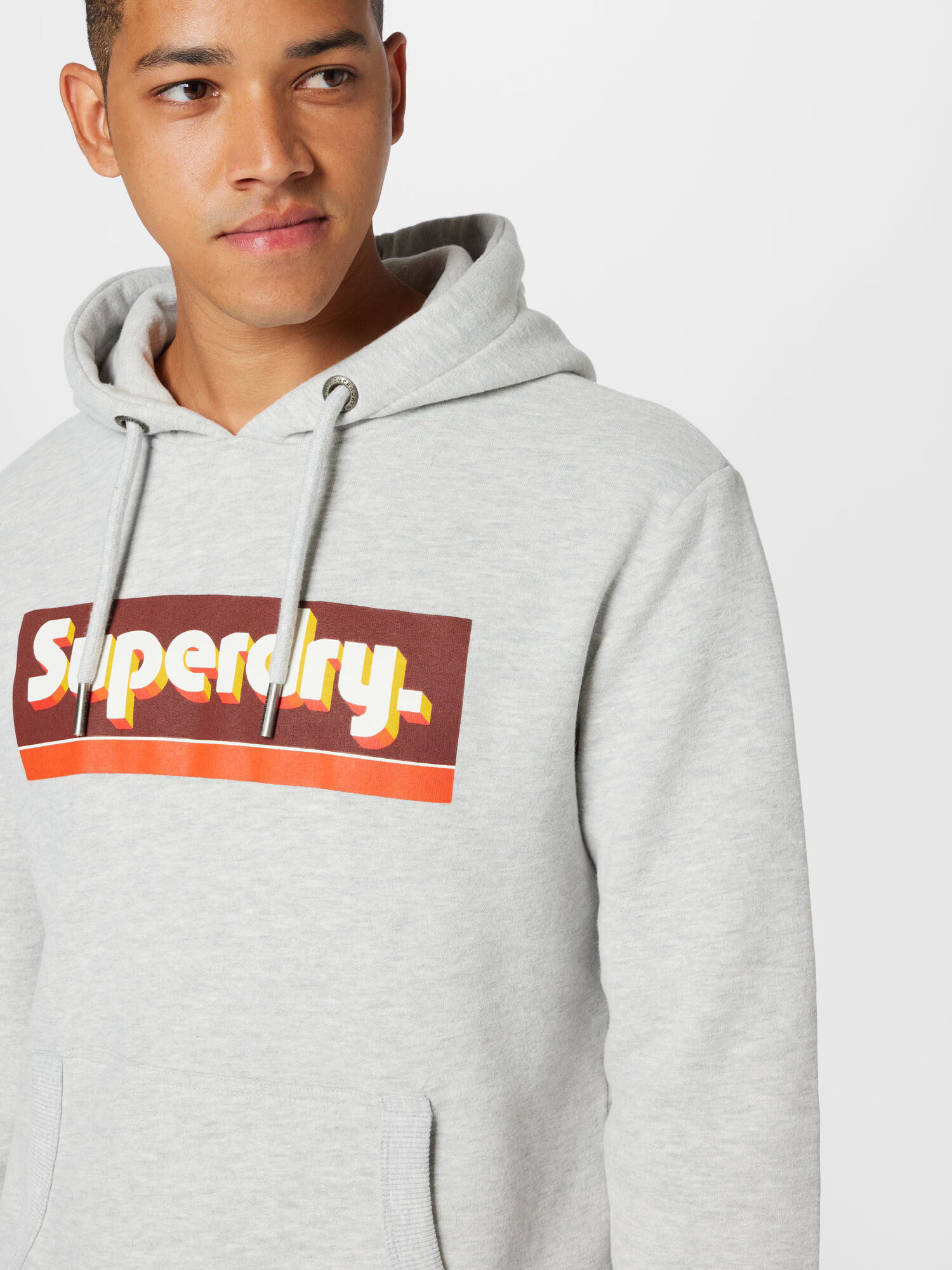 Superdry Majica 'Trade Tab' pegasto siva / mešane barve - Pepit.si