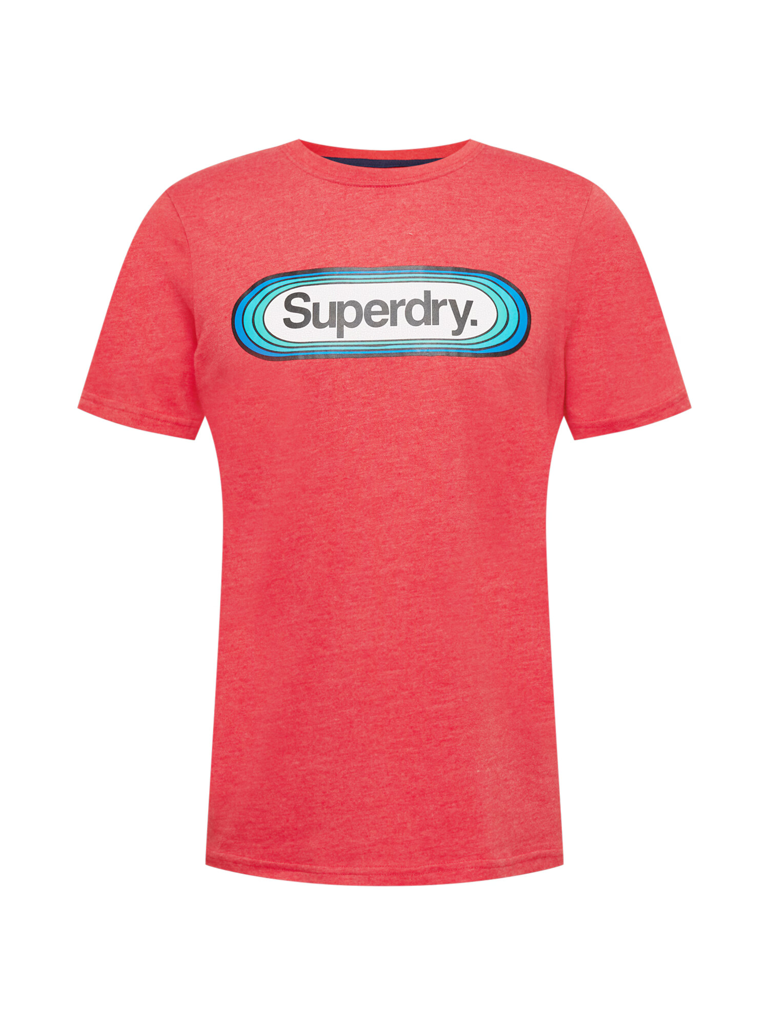 Superdry Majica turkizna / temno modra / krvavo rdeča / bela - Pepit.si