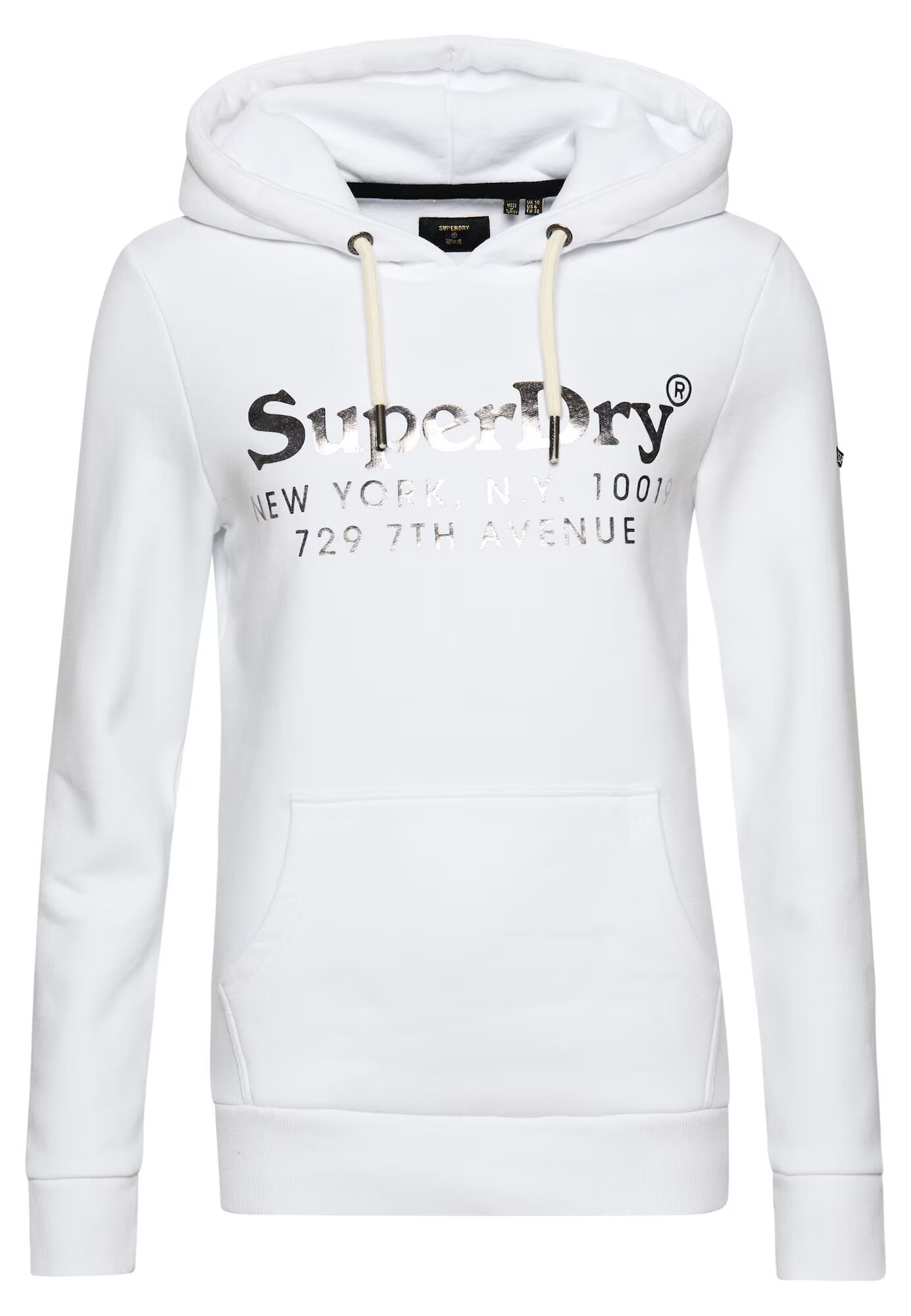 Superdry Majica 'Venue Interest' antracit / bela - Pepit.si