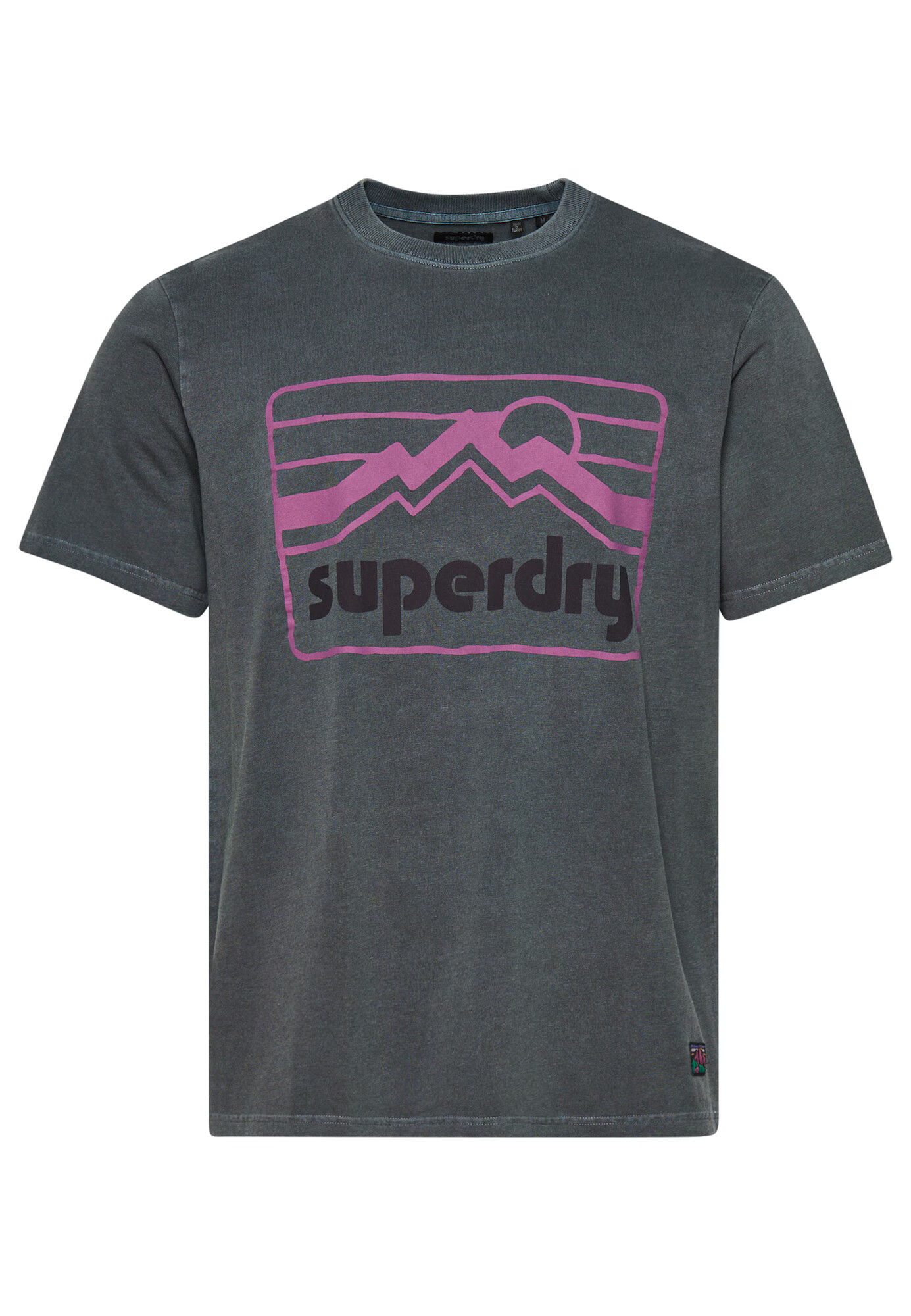 Superdry Majica 'Vintage 90s' marine / lila / črna - Pepit.si