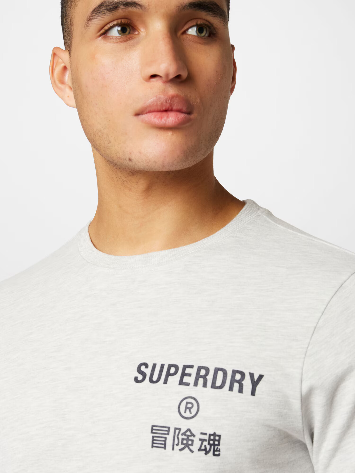 Superdry Majica 'Vintage Corporate' pegasto siva / črna - Pepit.si