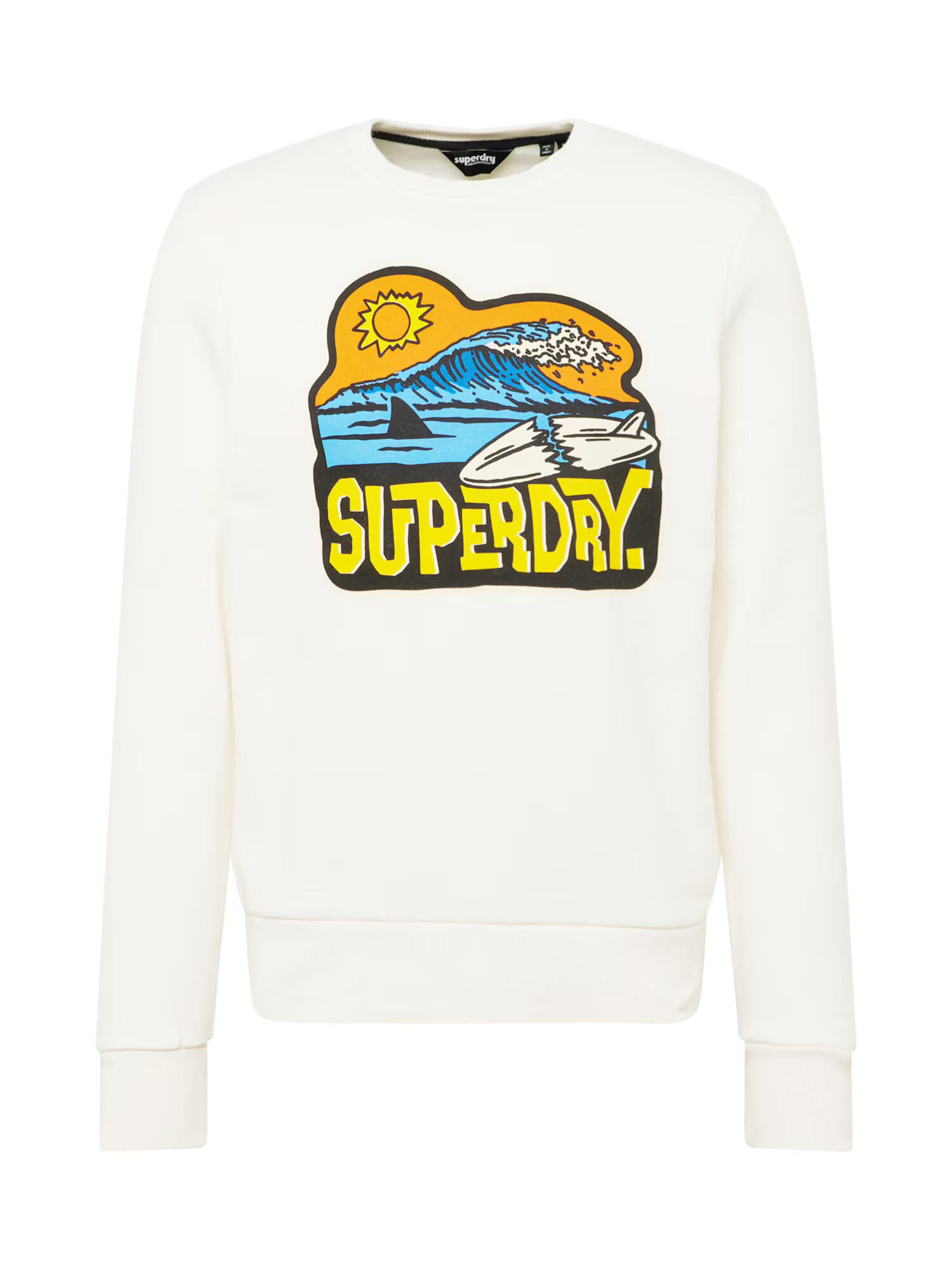 Superdry Majica voda / rumena / oranžna / jajčna lupina - Pepit.si