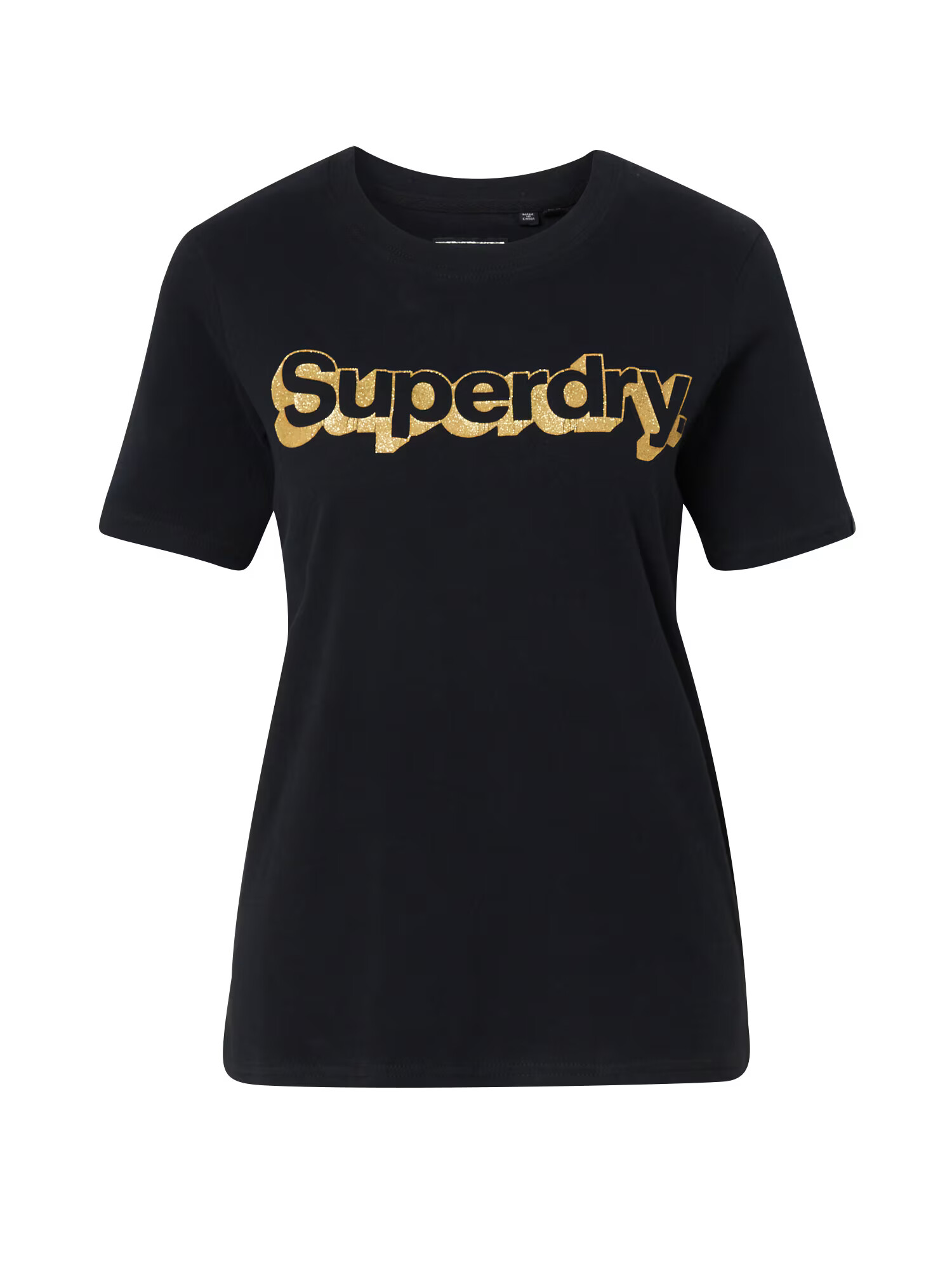 Superdry Majica žafran / črna - Pepit.si