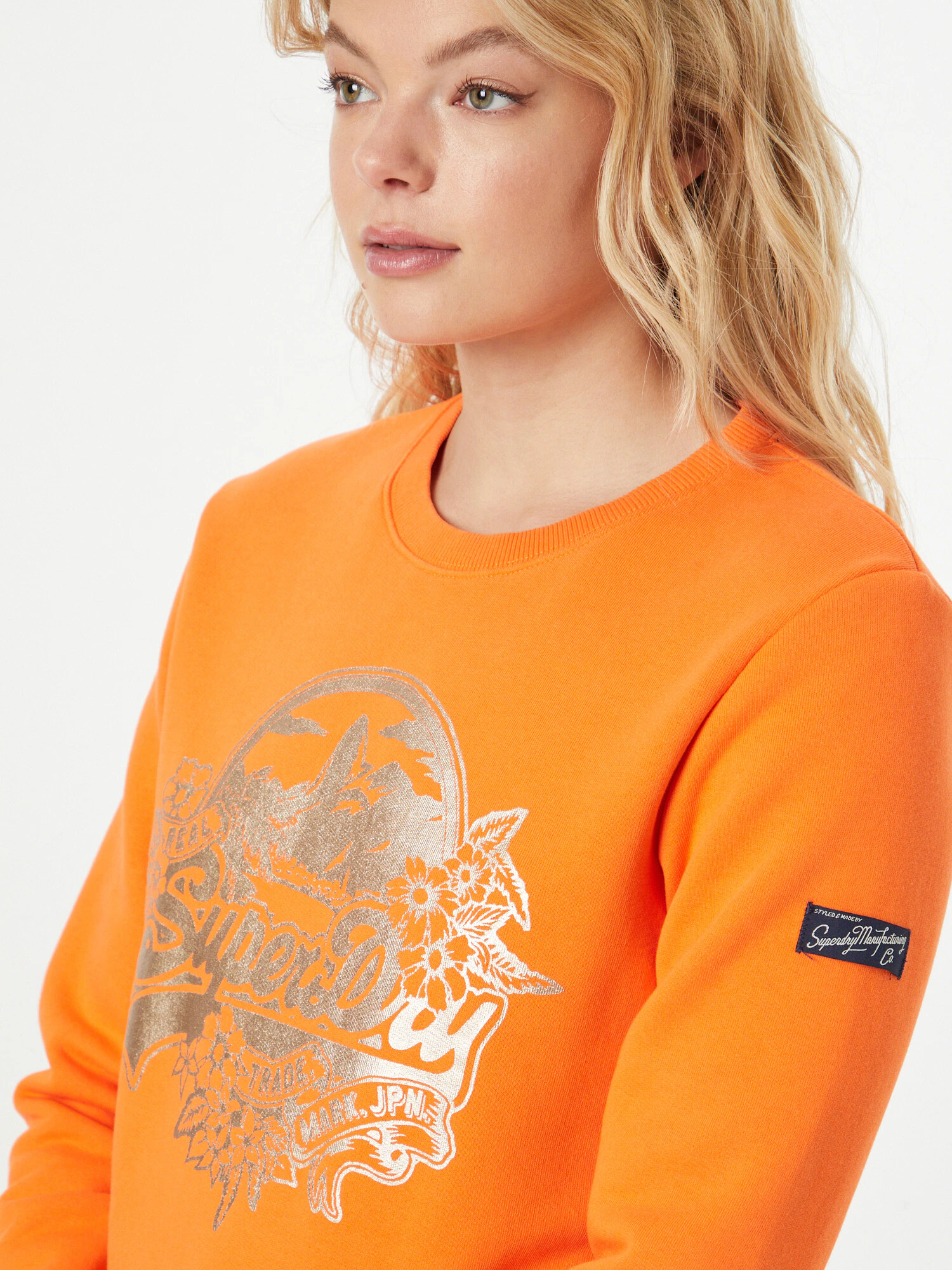 Superdry Majica zlato-rumena / temno oranžna - Pepit.si