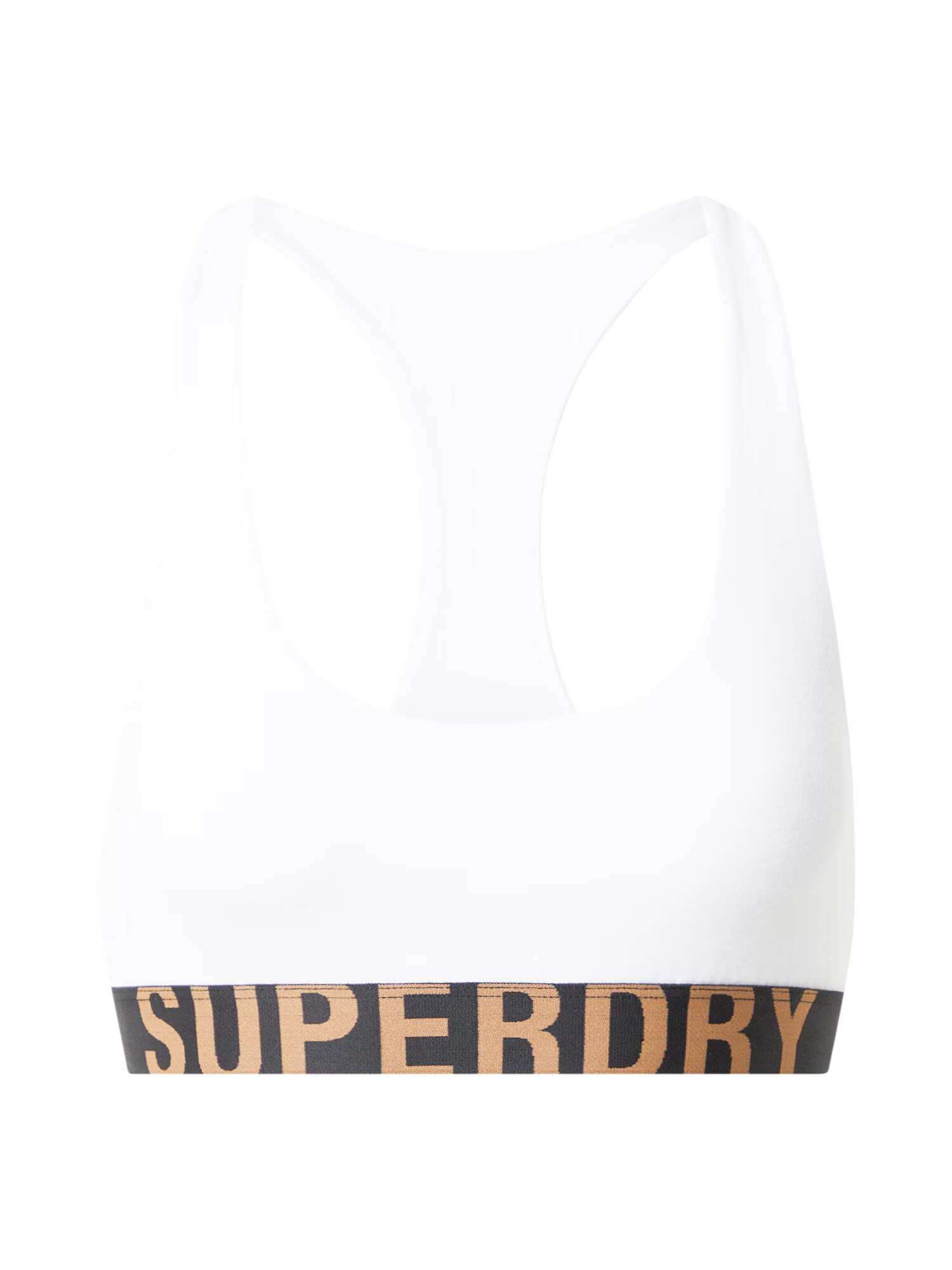 Superdry Nedrček rjava / črna / bela - Pepit.si