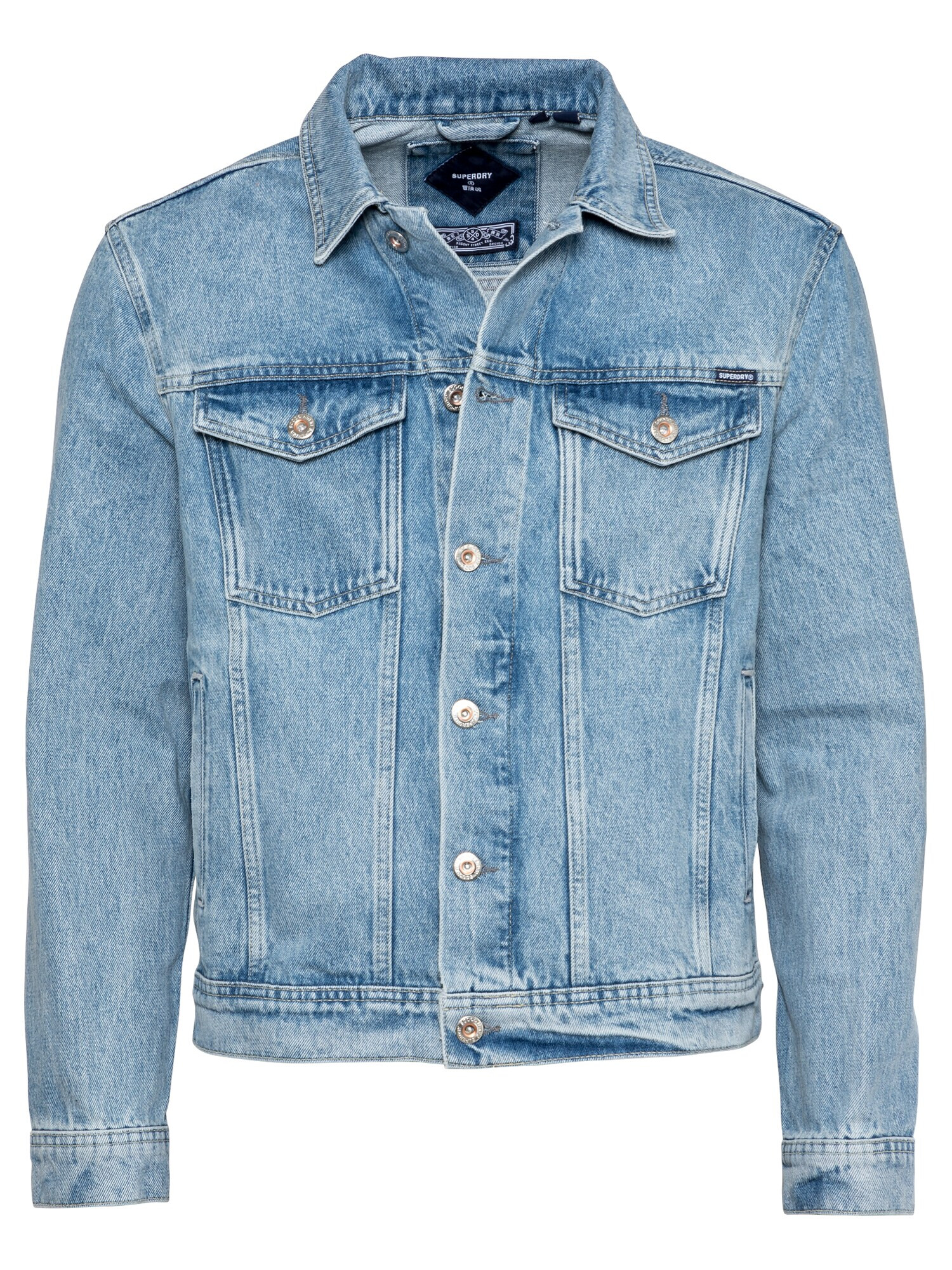 Superdry Prehodna jakna 'HIGHWAY' moder denim - Pepit.si