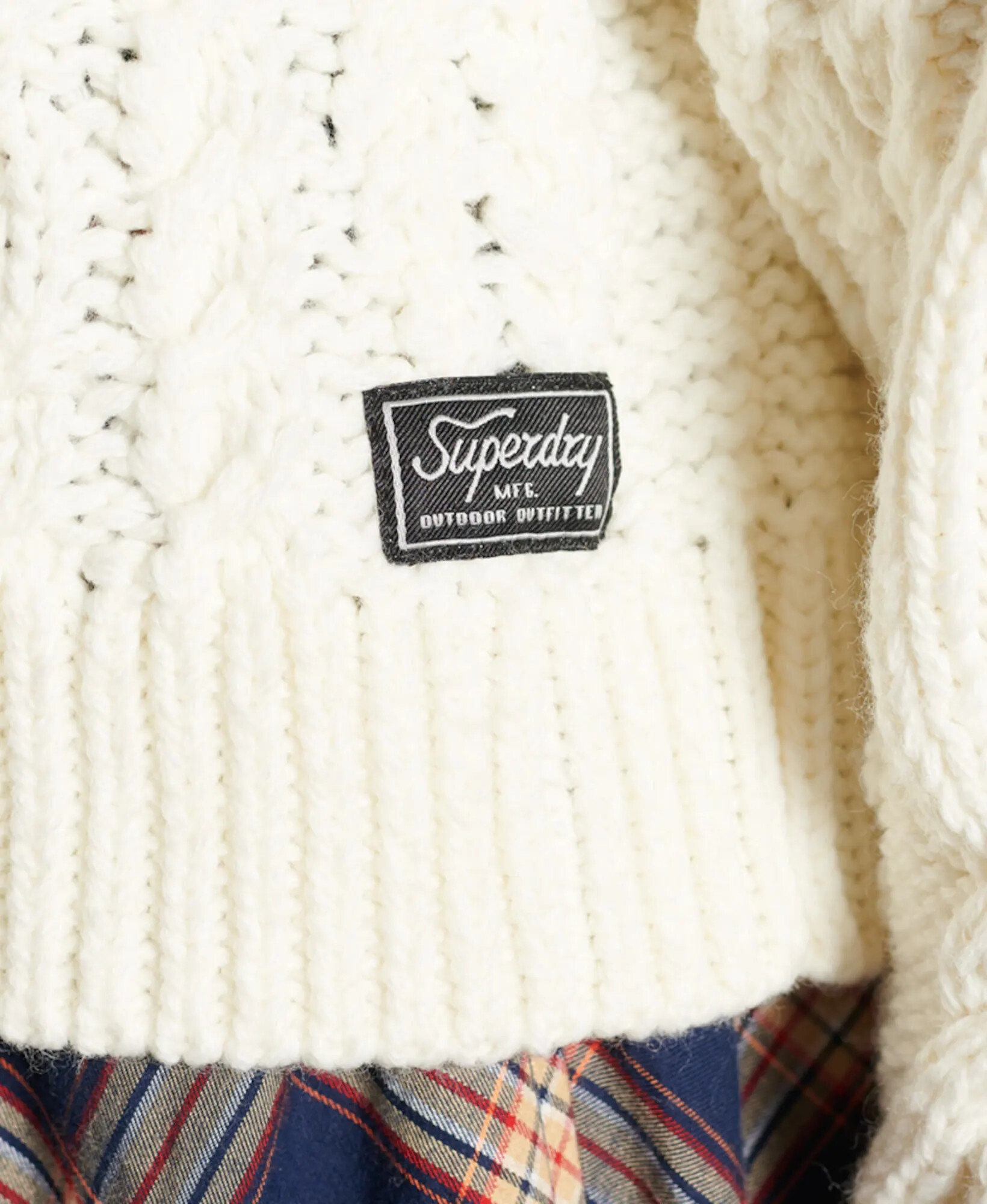 Superdry Pulover ecru - Pepit.si