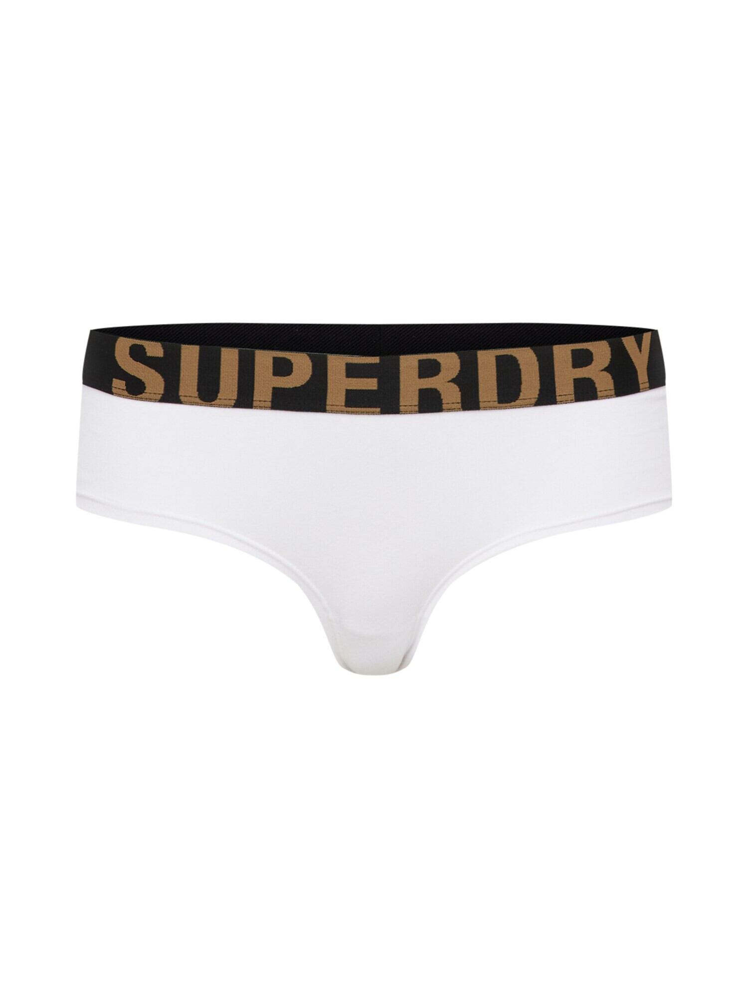 Superdry Spodnje hlače rjava / črna / bela - Pepit.si