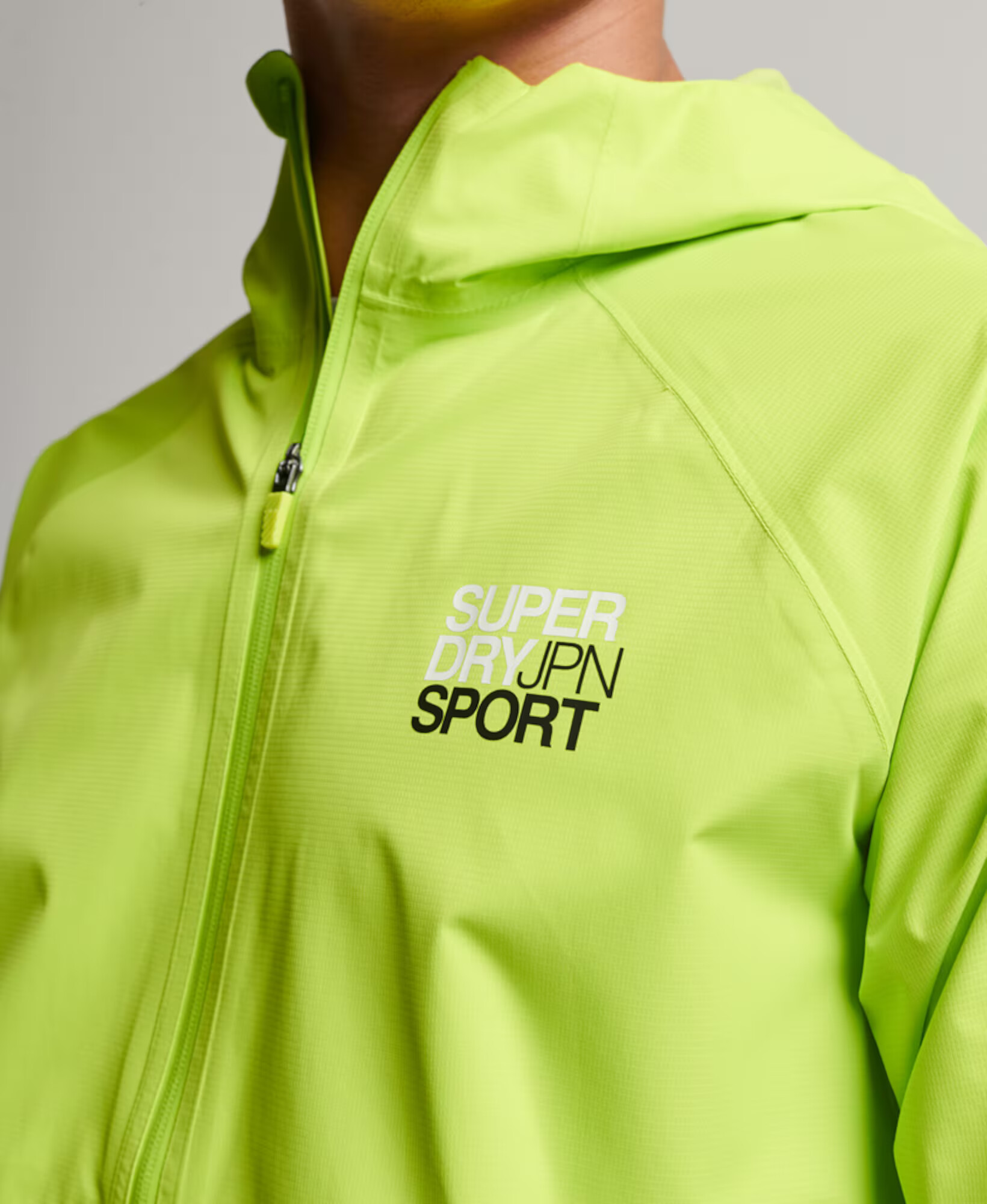 Superdry Športna jakna apno / črna / bela - Pepit.si