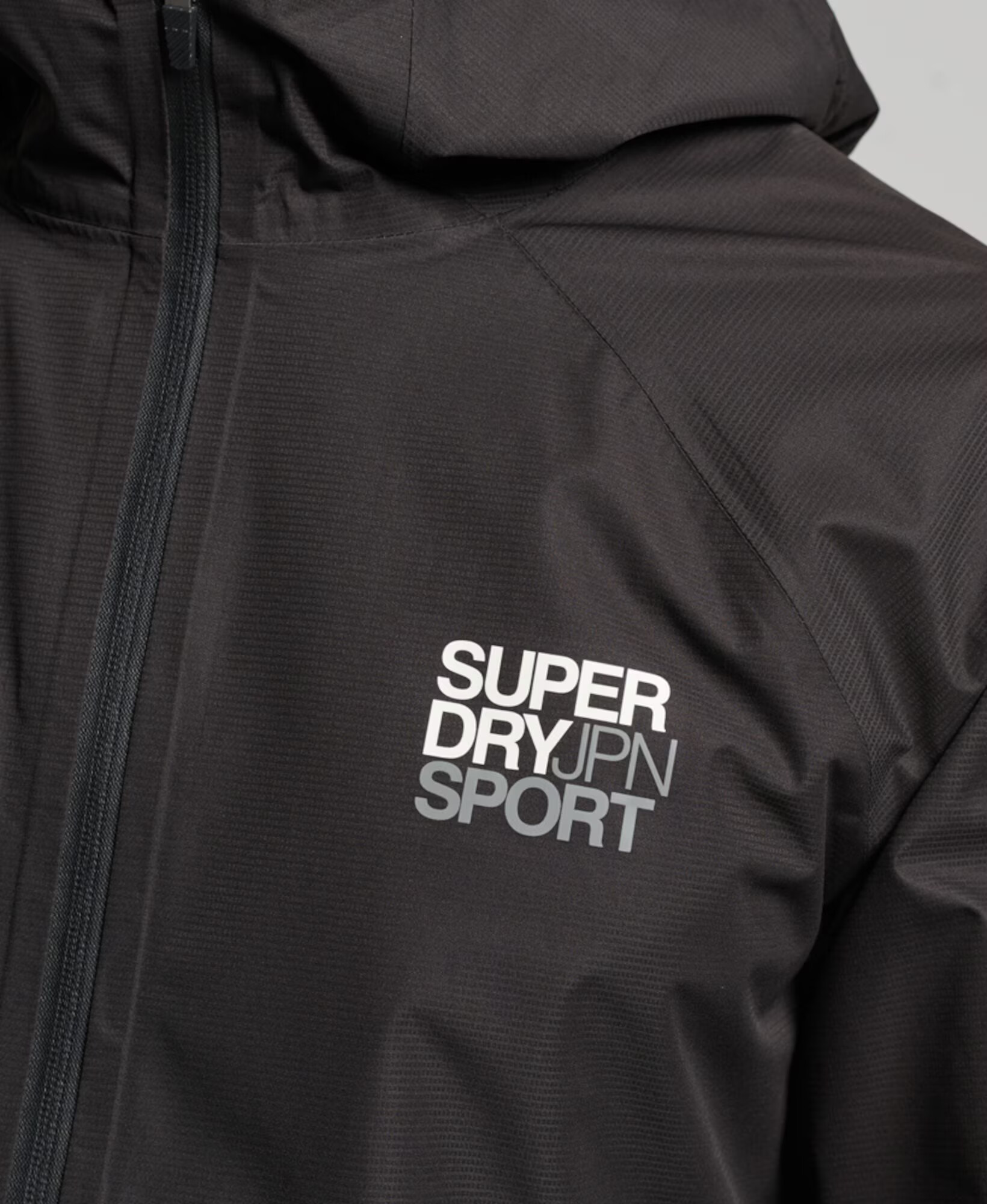 Superdry Športna jakna temno siva / črna / bela - Pepit.si