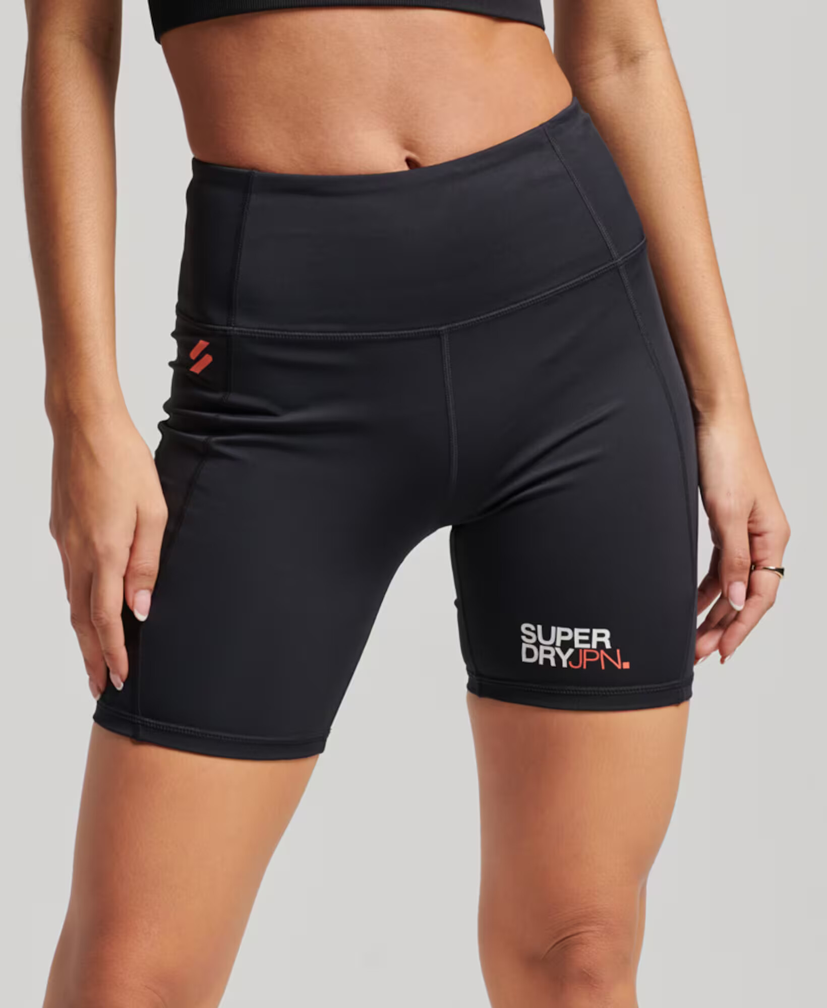 Superdry Športne hlače rdeča / črna / bela - Pepit.si