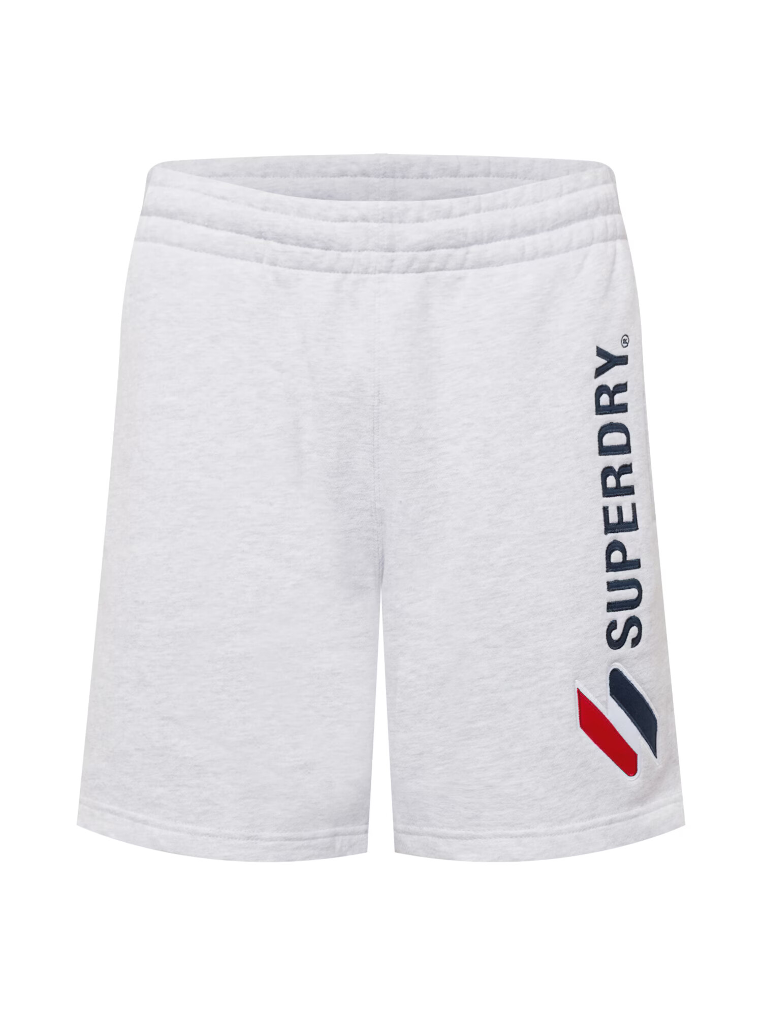 Superdry Hlače mornarska / svetlo siva / rdeča - Pepit.si