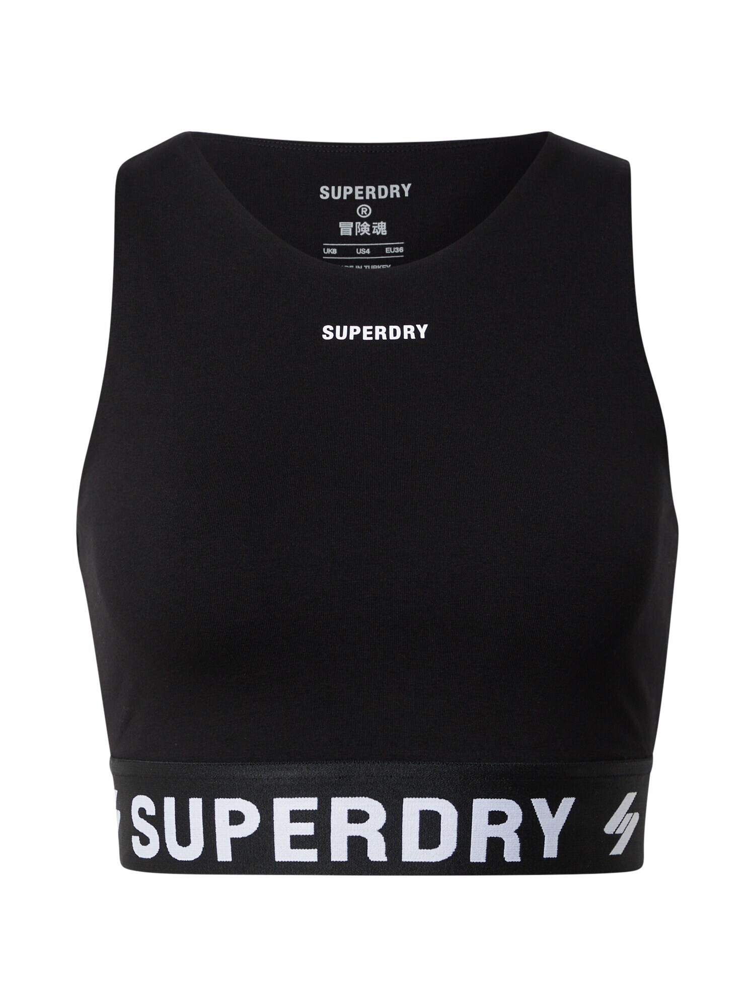 Superdry Nedrček črna / bela - Pepit.si