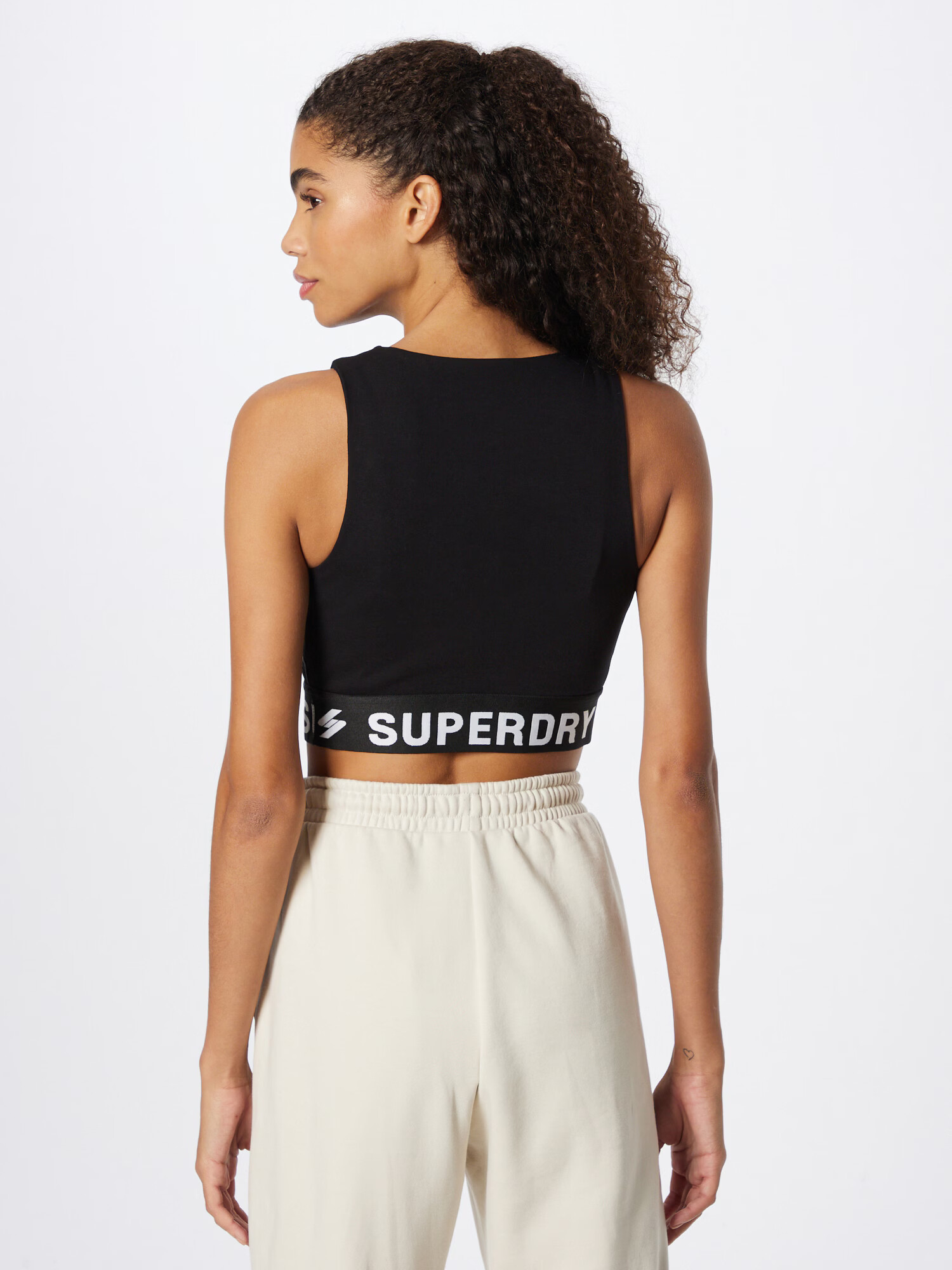 Superdry Nedrček črna / bela - Pepit.si