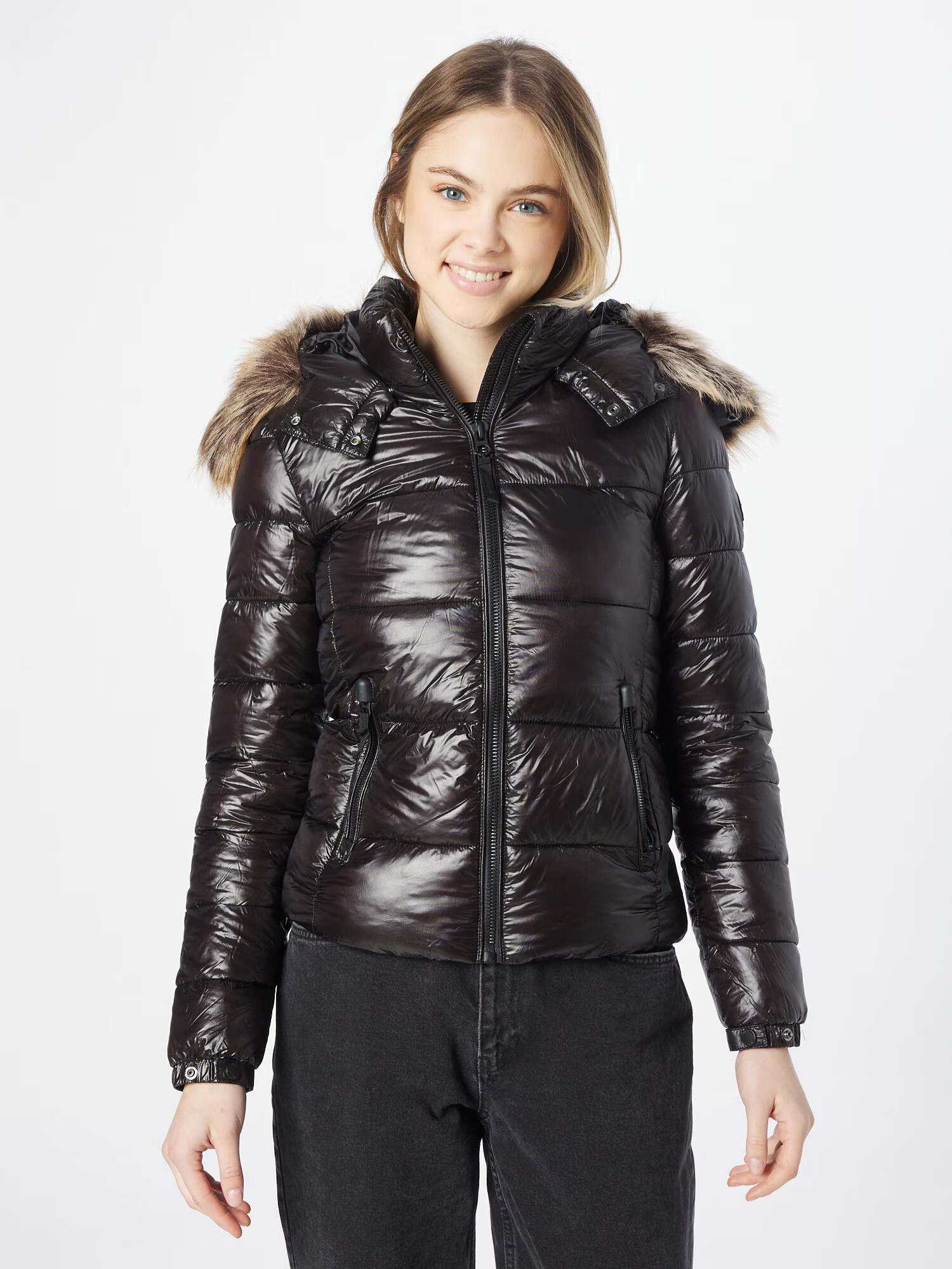 Superdry Zimska jakna 'FUJI' temno rjava - Pepit.si