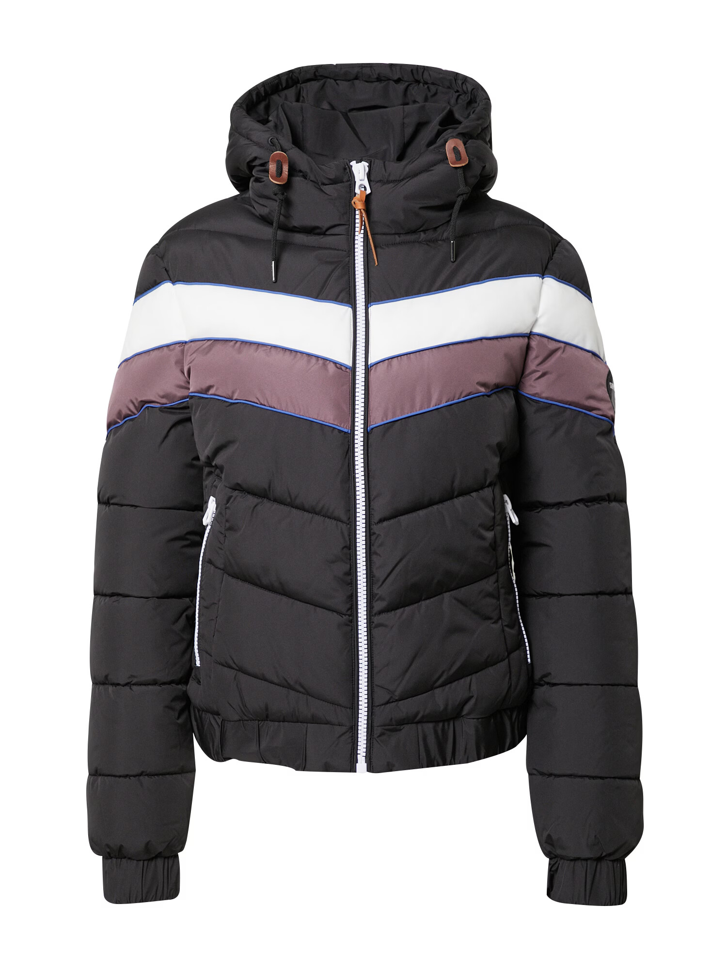 Superdry Zimska jakna 'Spirit Retro' bela / mauve / črna - Pepit.si