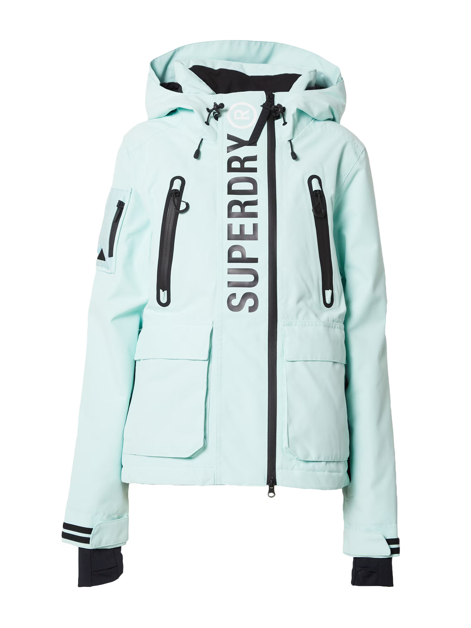 Superdry Zunanja jakna 'Ultimate Rescue' svetlo modra / črna - Pepit.si