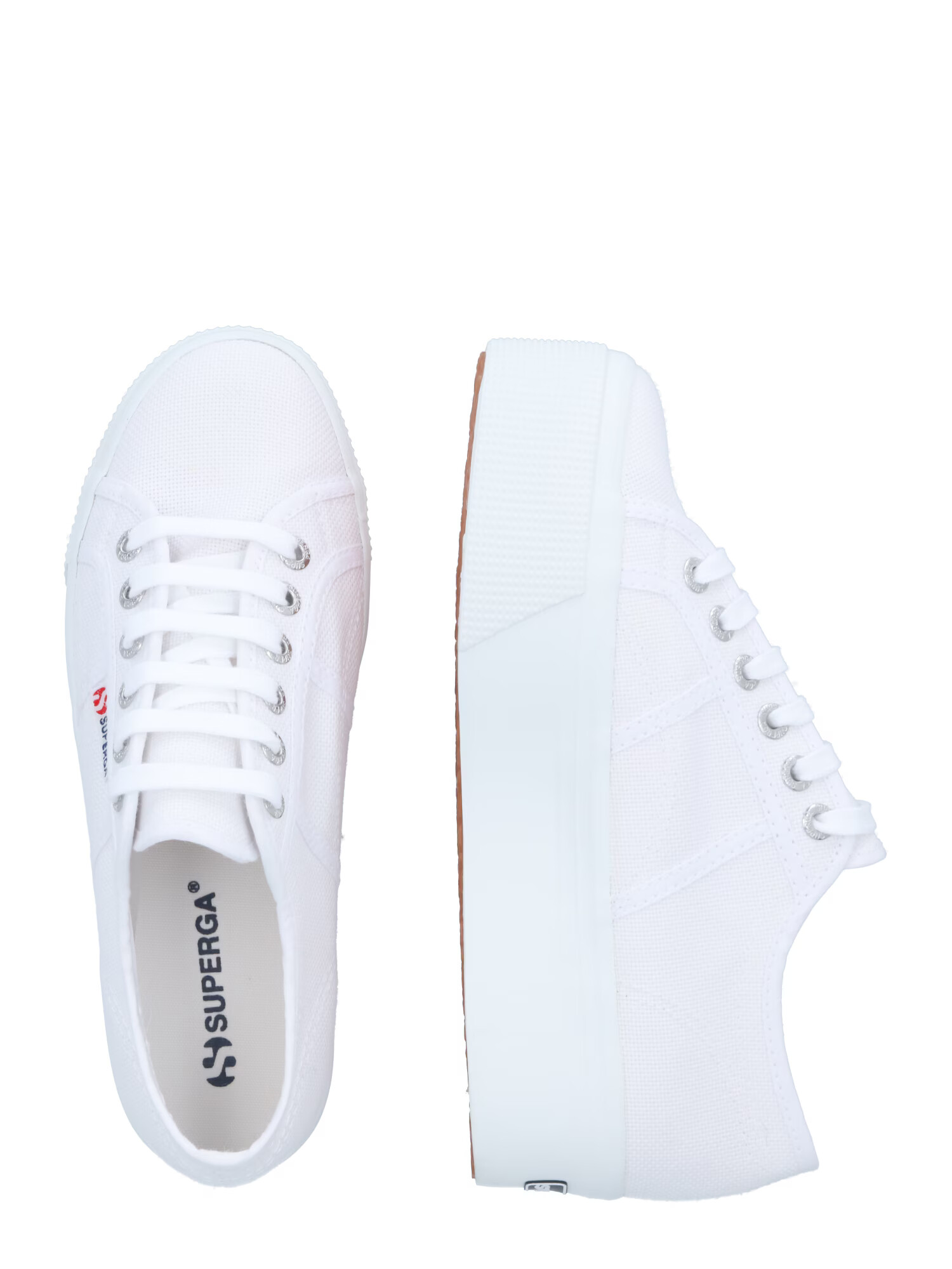 SUPERGA Nizke superge '2790 Linea up & down' bela - Pepit.si