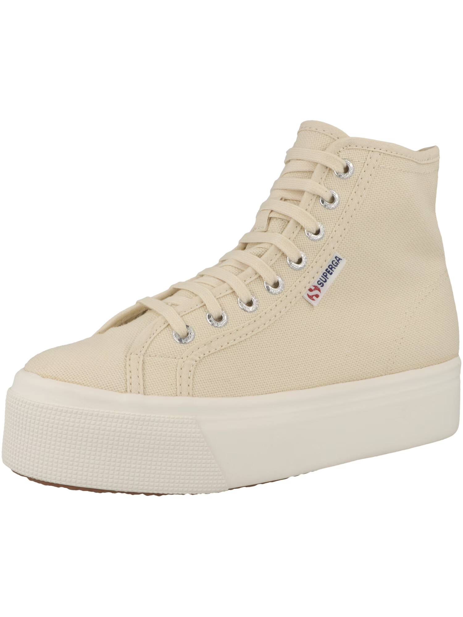 SUPERGA Visoke superge bež - Pepit.si