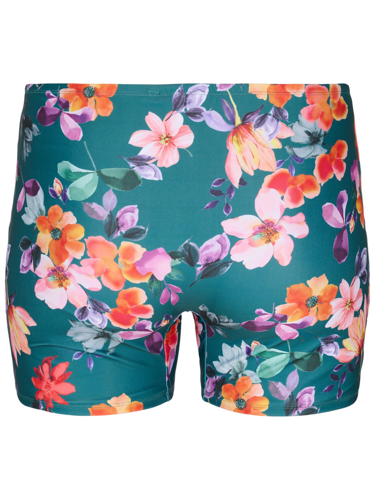 Swim by Zizzi Bikini hlačke 'Smia' petrol / lila / oranžna / pastelno roza - Pepit.si