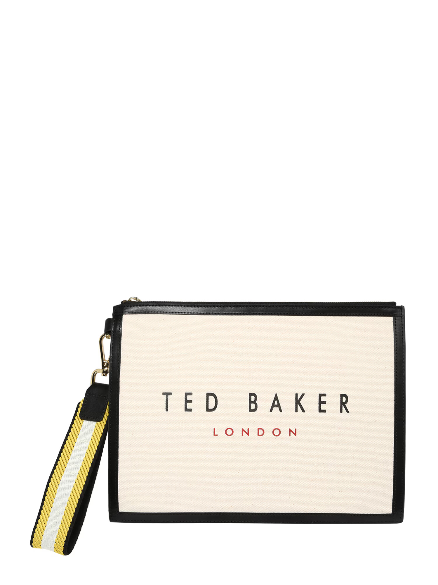 Ted Baker Tasche pastelno rumena / črna / temno rdeča - Pepit.si