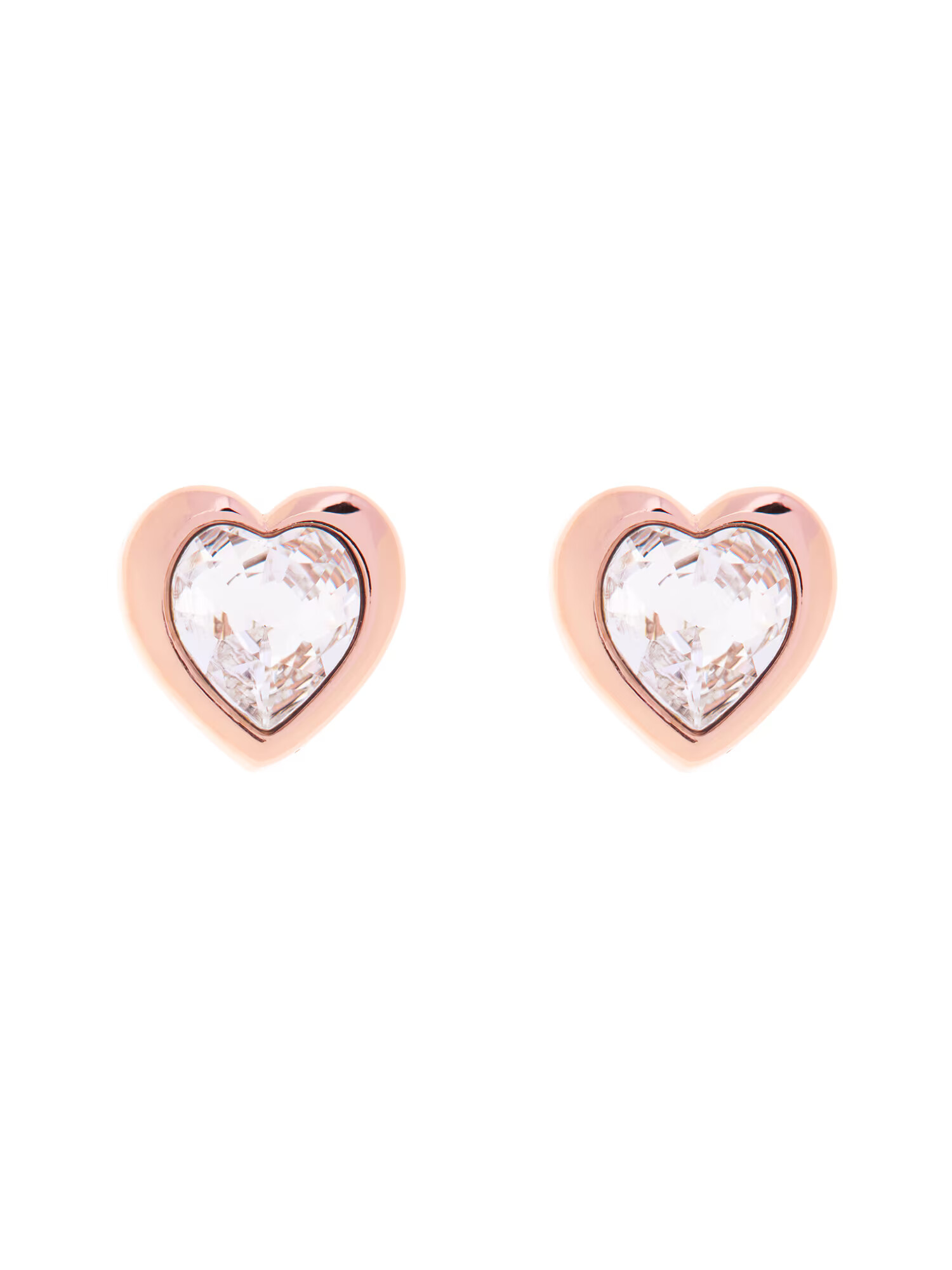 Ted Baker Uhani 'HAN: CRYSTAL HEART EARRING' rožnato zlata - Pepit.si