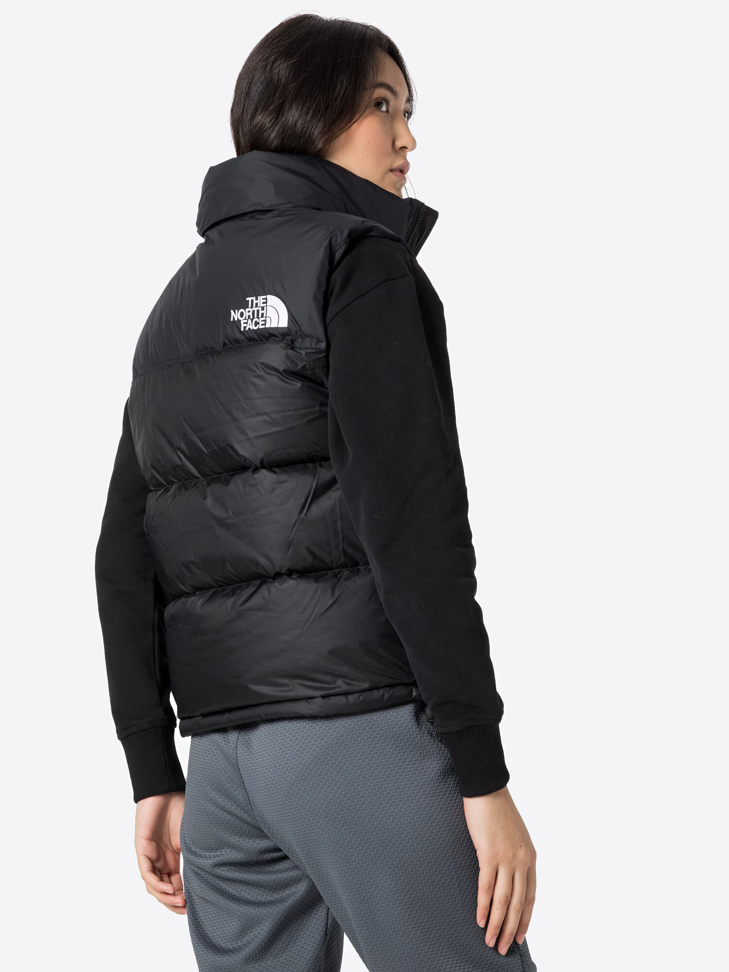 THE NORTH FACE Brezrokavnik '1996 RETRO NUPTSE' črna / bela - Pepit.si