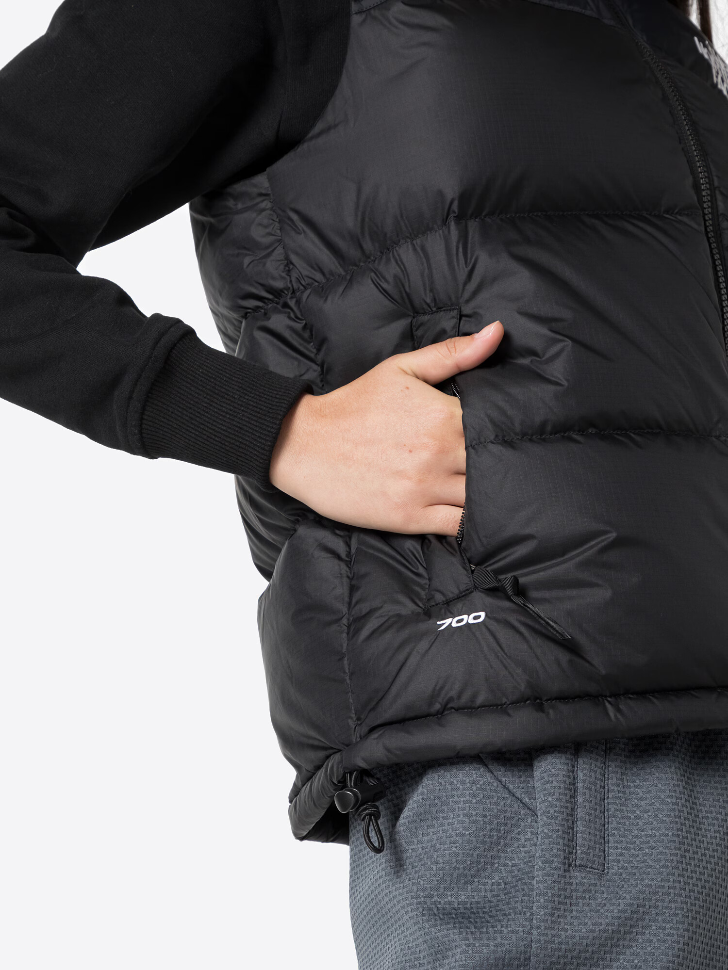 THE NORTH FACE Brezrokavnik '1996 RETRO NUPTSE' črna / bela - Pepit.si