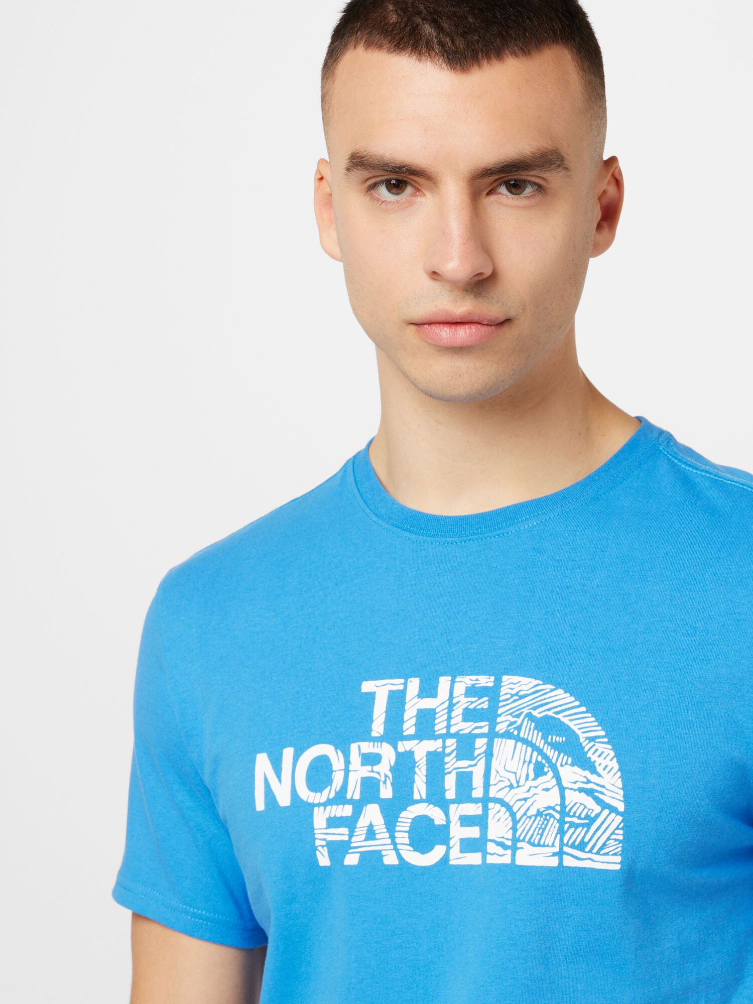 THE NORTH FACE Majica azur / bela - Pepit.si