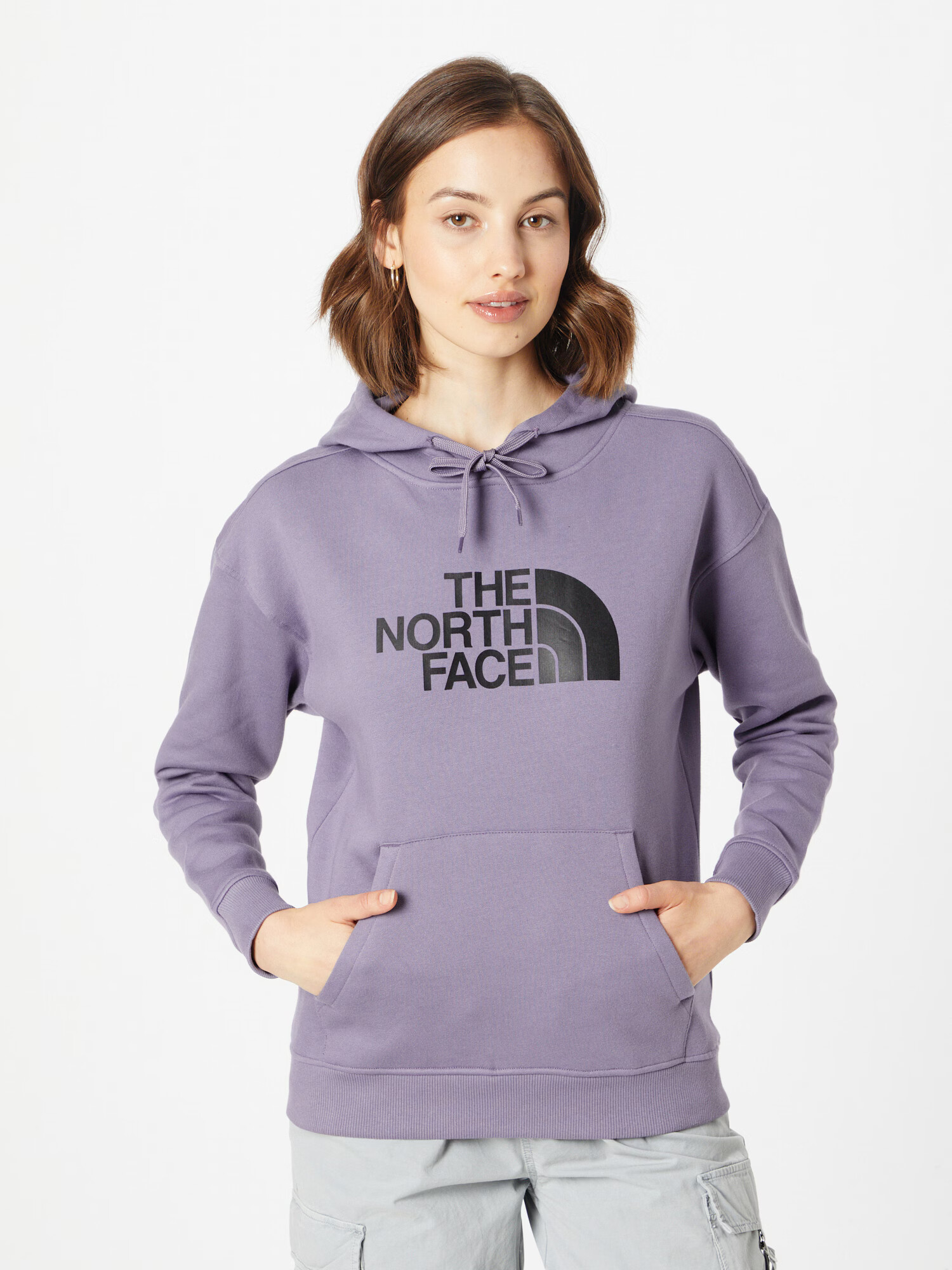 THE NORTH FACE Majica 'Drew Peak' temno liila / črna - Pepit.si