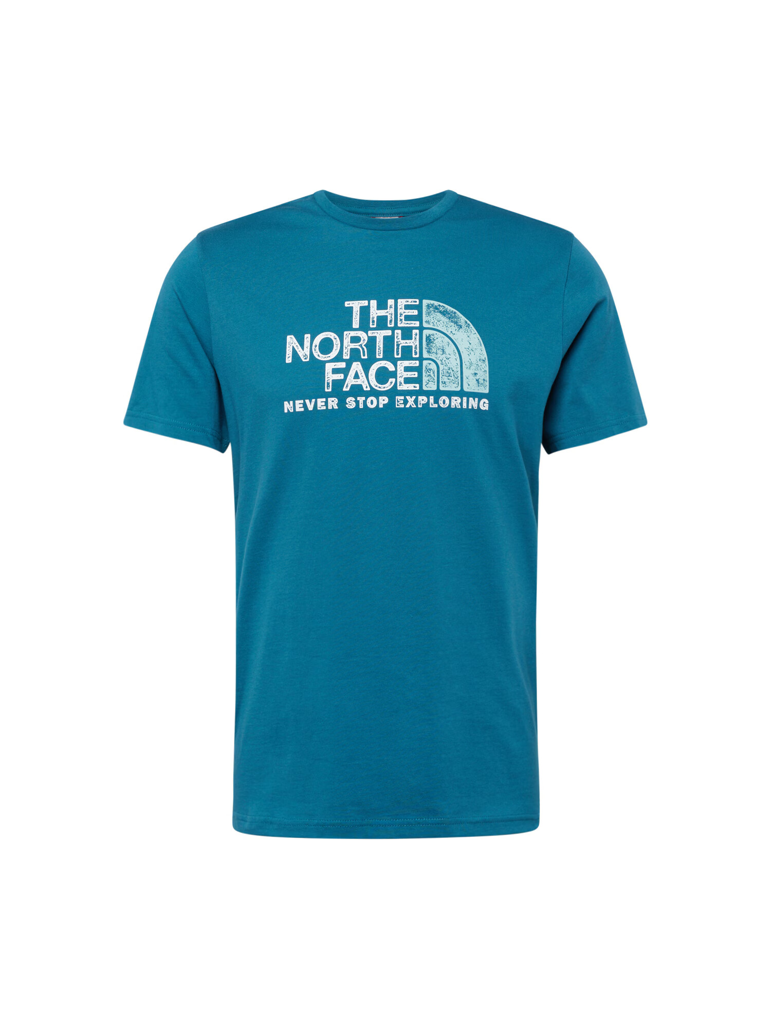 THE NORTH FACE Majica 'RUST 2' turkizna / petrol / bela - Pepit.si