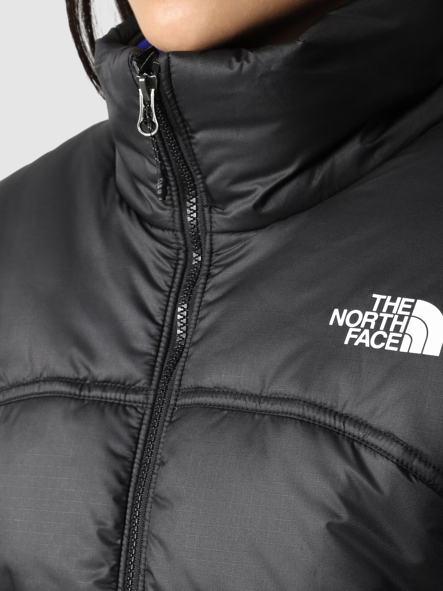 THE NORTH FACE Prehodna jakna črna / bela - Pepit.si