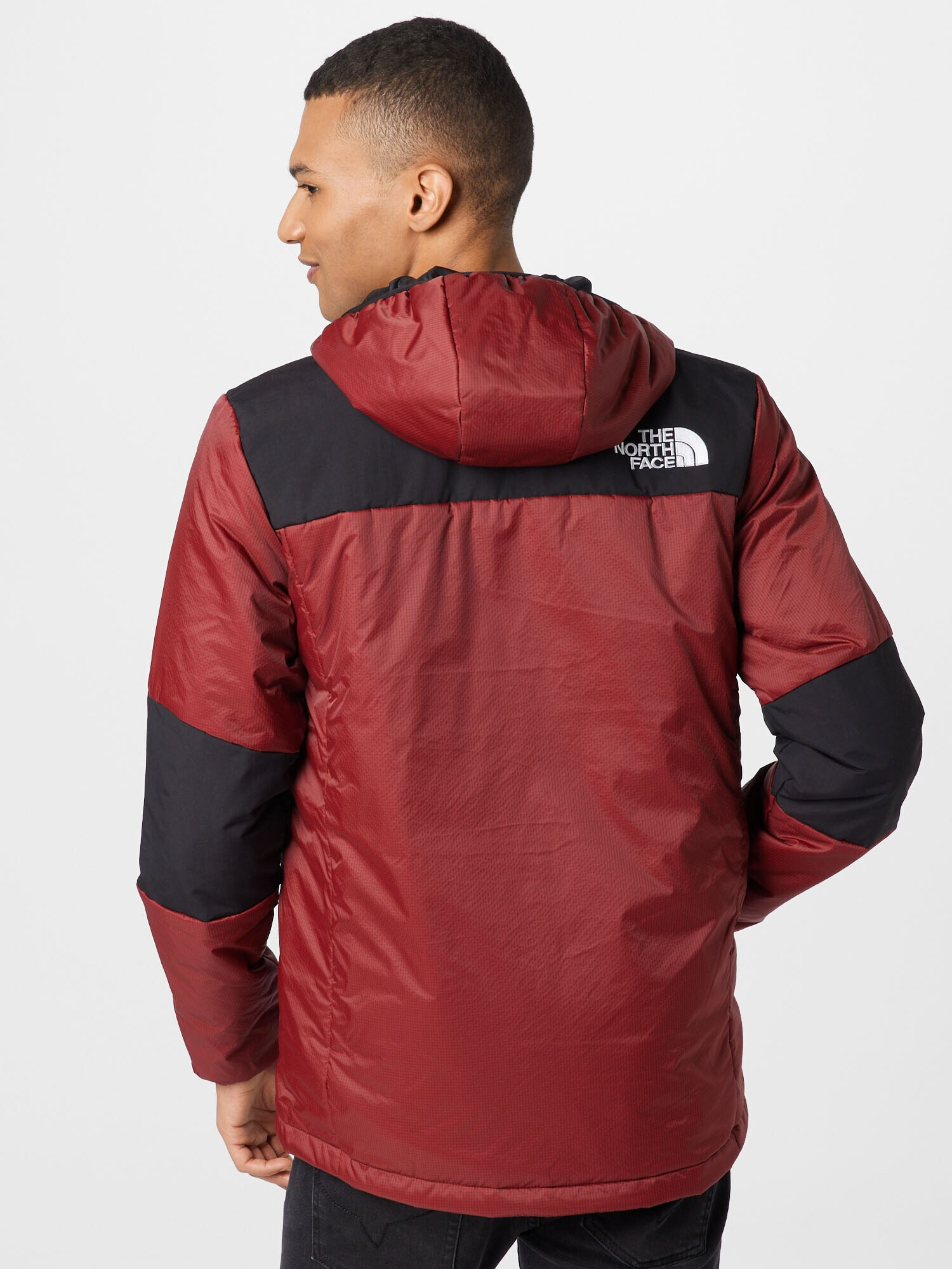 THE NORTH FACE Prehodna jakna 'Himalayan' temno rdeča / črna - Pepit.si